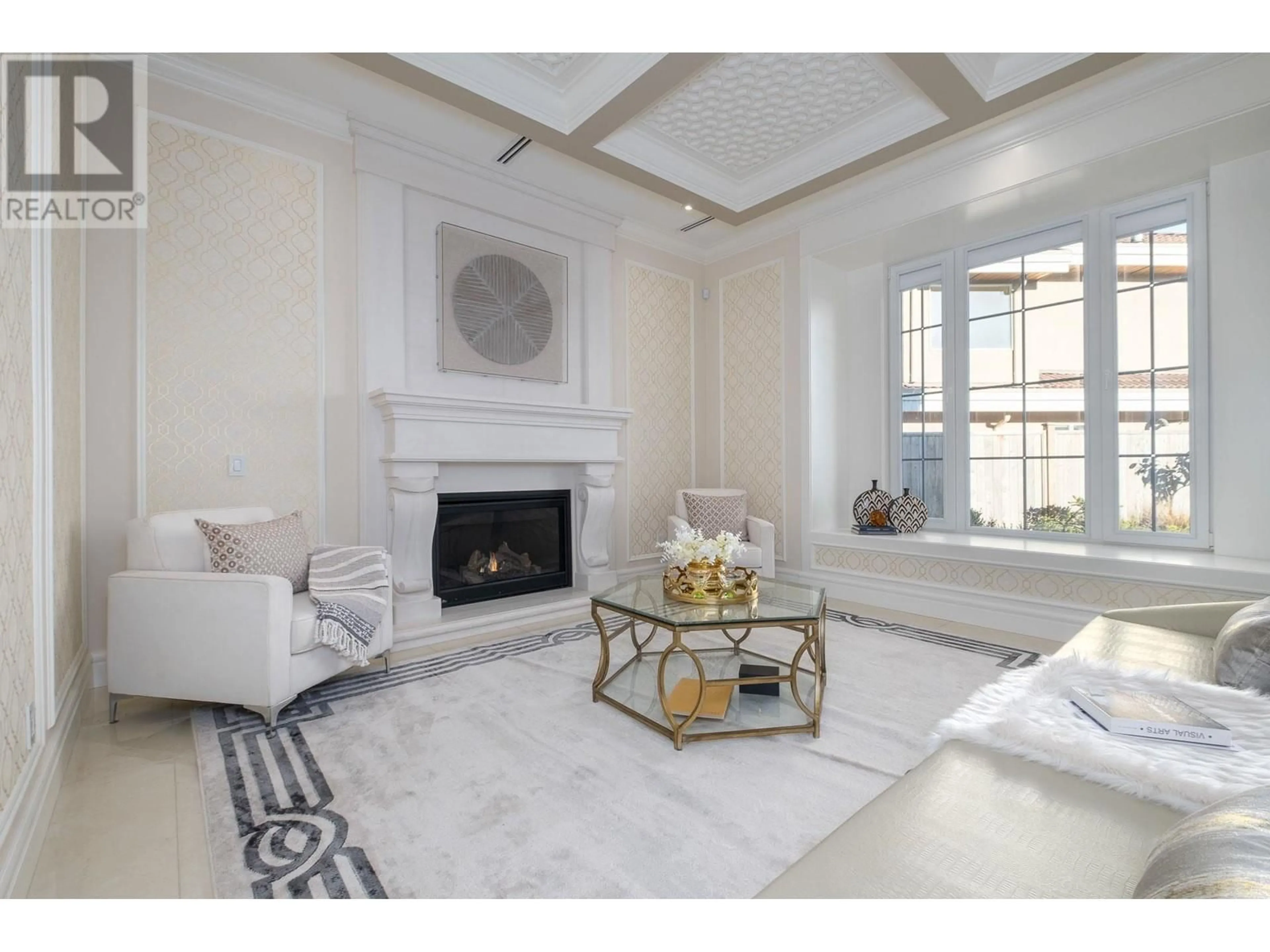 Living room with furniture, ceramic/tile floor for 9111 MAPLE PLACE, Richmond British Columbia V7E1G8