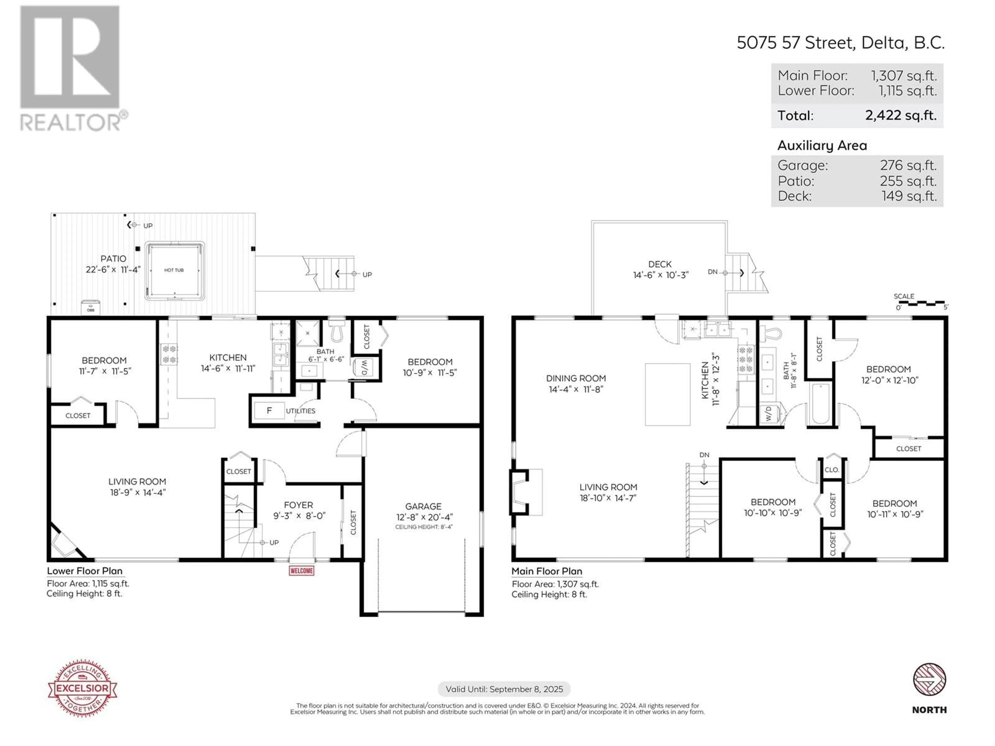 Floor plan for 5075 57 STREET, Delta British Columbia V4K3X5