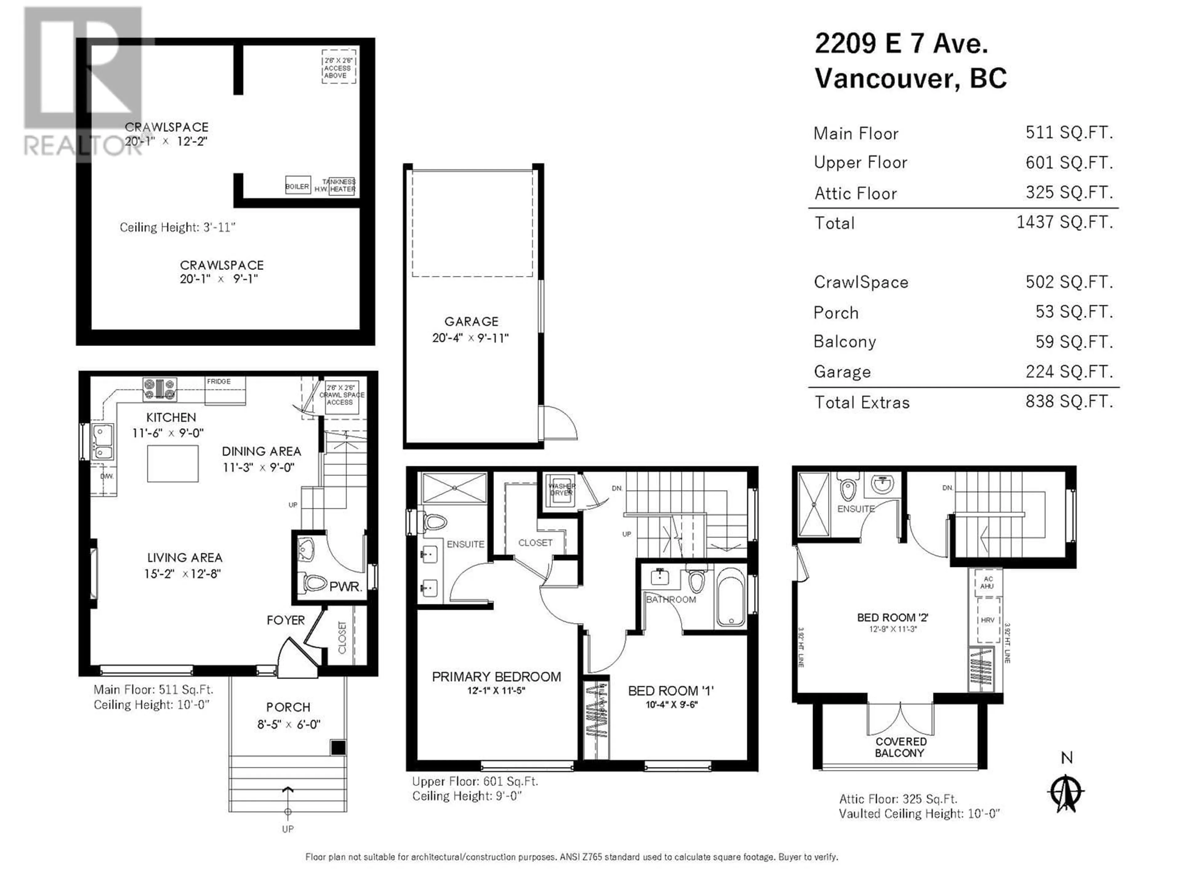 Floor plan for 2209 E 7TH AVENUE, Vancouver British Columbia V5N1S8