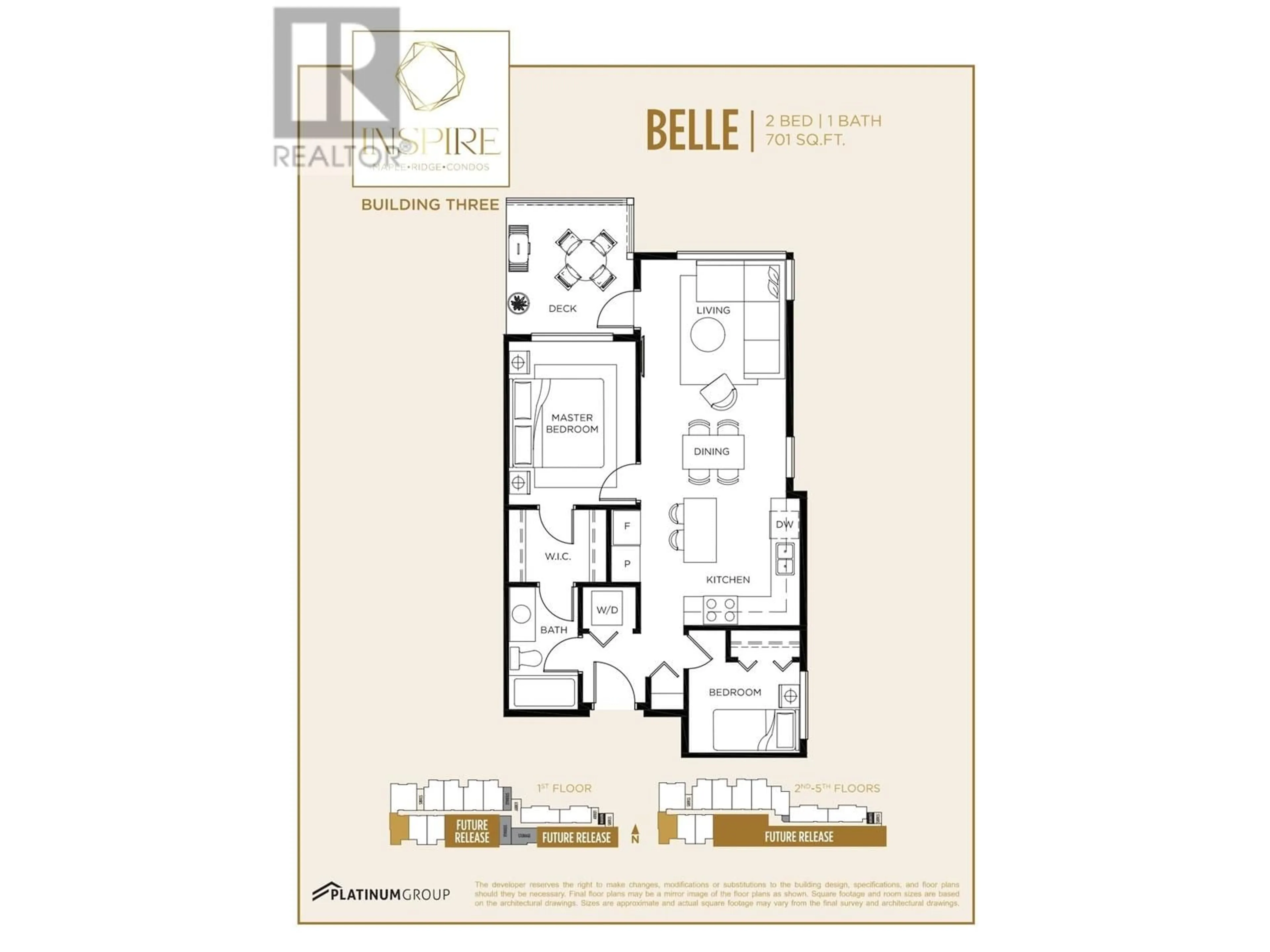 Floor plan for 409 12109 223 STREET, Maple Ridge British Columbia V2X3J2