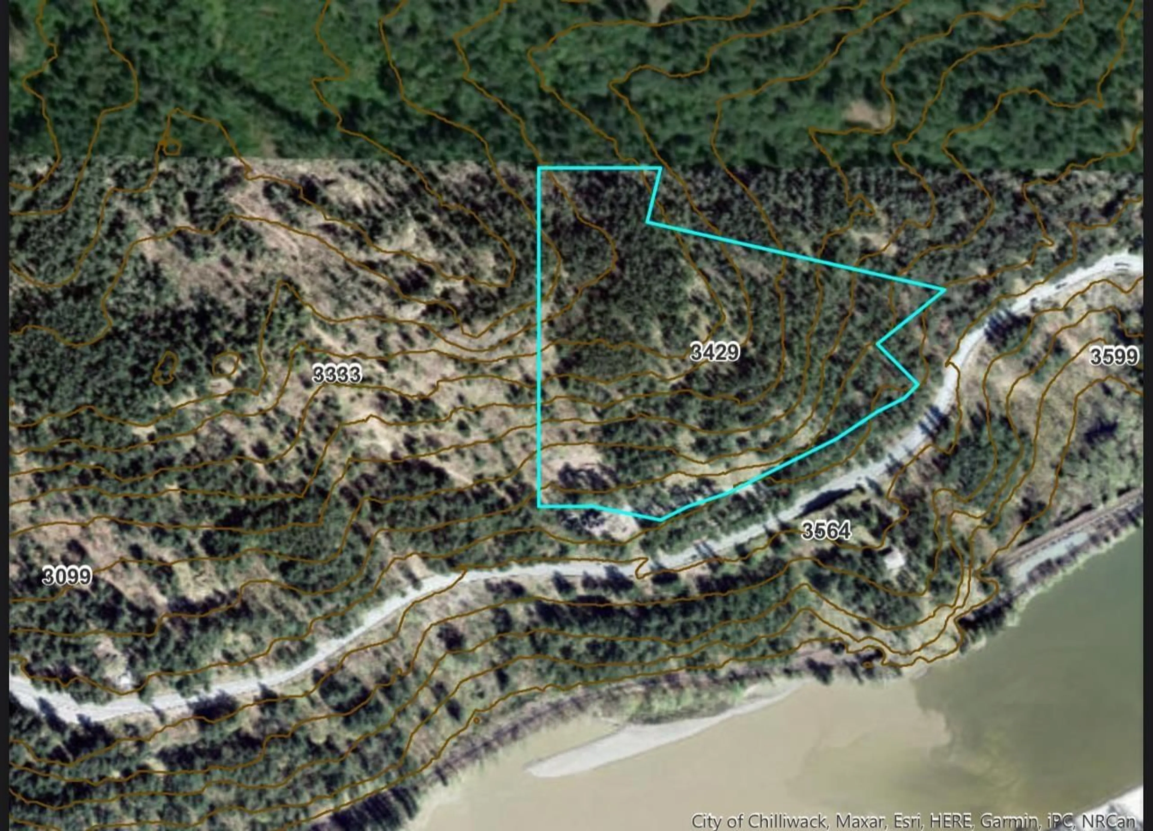 Picture of a map for 3429 LOUGHEED HIGHWAY|Mt Woodside, Agassiz British Columbia V0M1A1