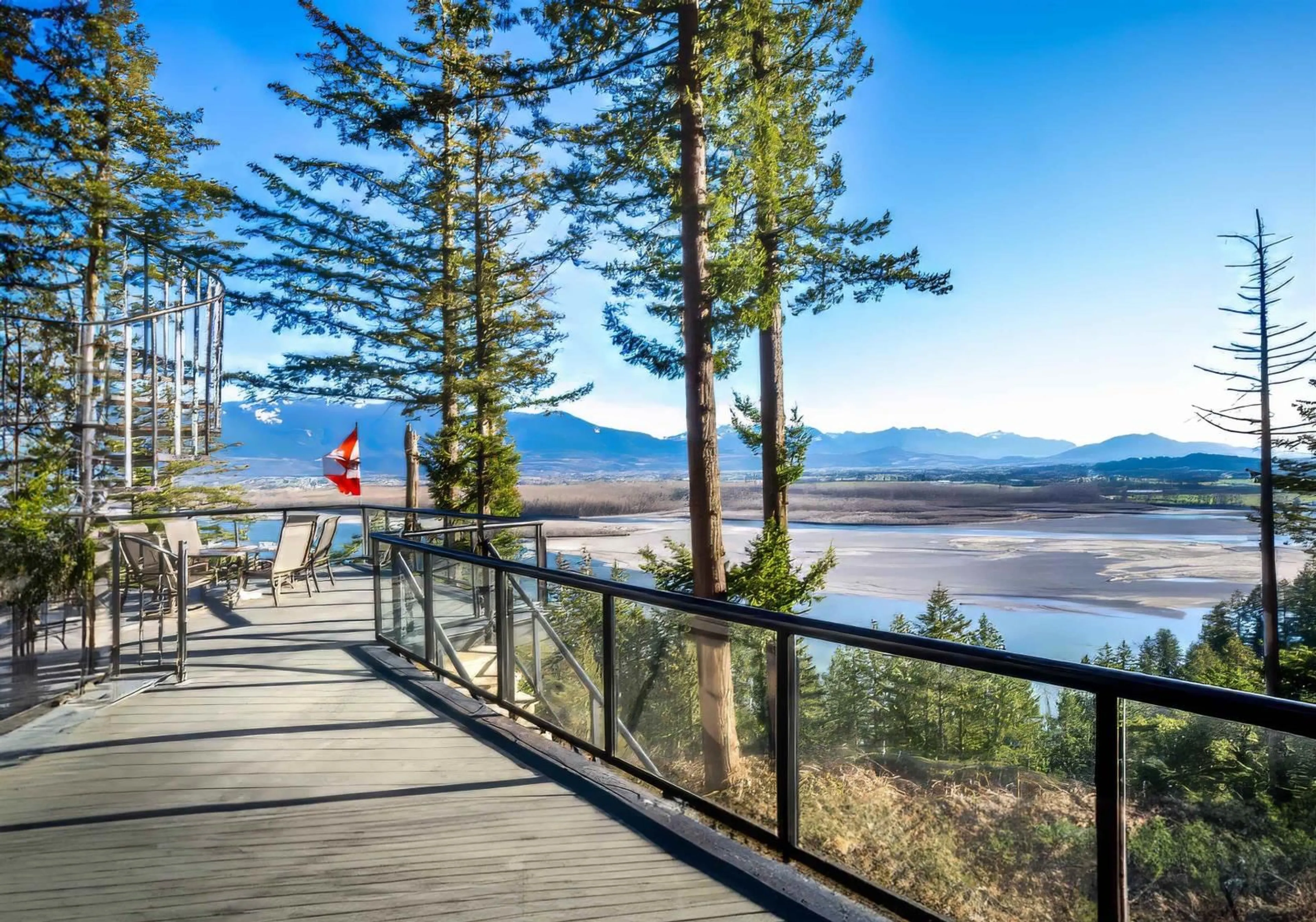 Patio, water/lake/river/ocean view for 3429 LOUGHEED HIGHWAY|Mt Woodside, Agassiz British Columbia V0M1A1