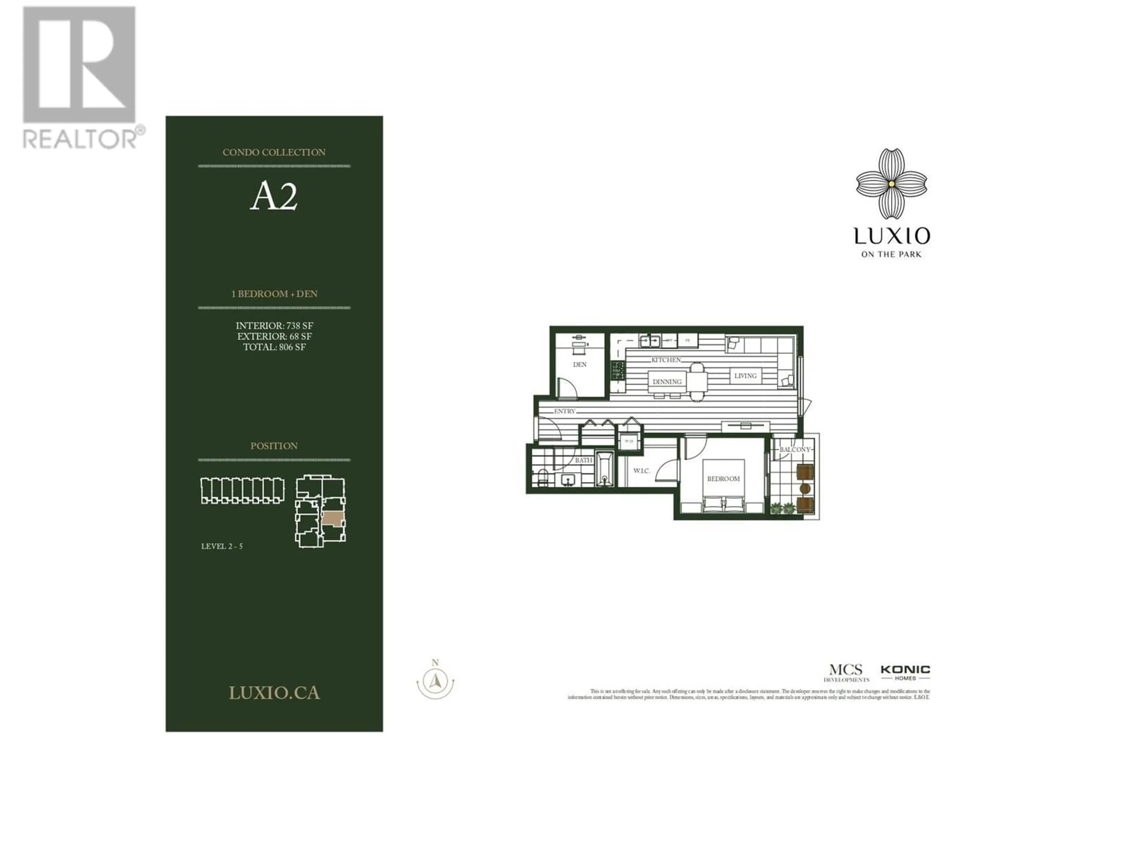 Floor plan for 205 - 8428 PARK ROAD, Richmond British Columbia V6Y0K1