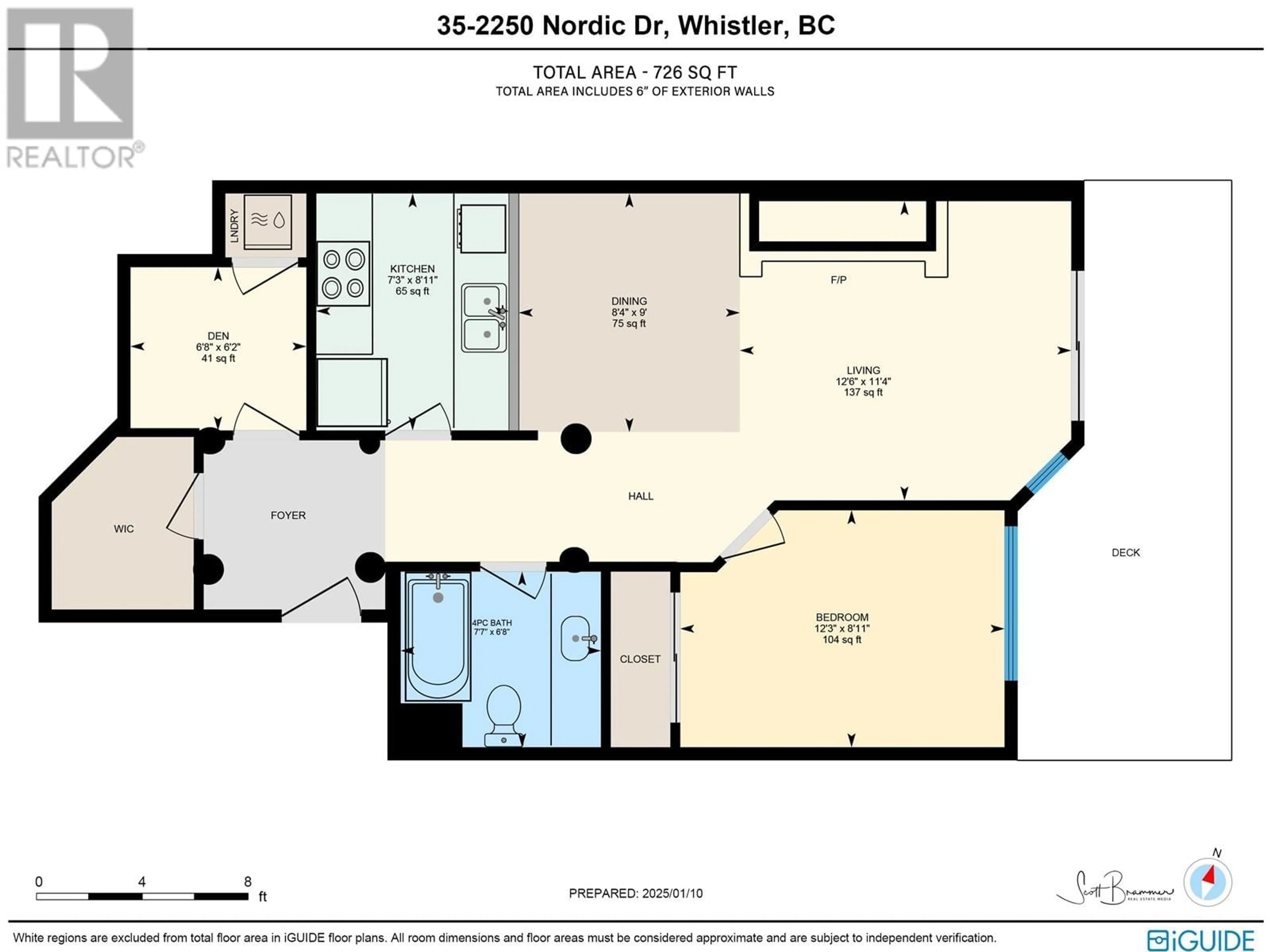 Floor plan for 35 2250 NORDIC DRIVE, Whistler British Columbia V8E0P4