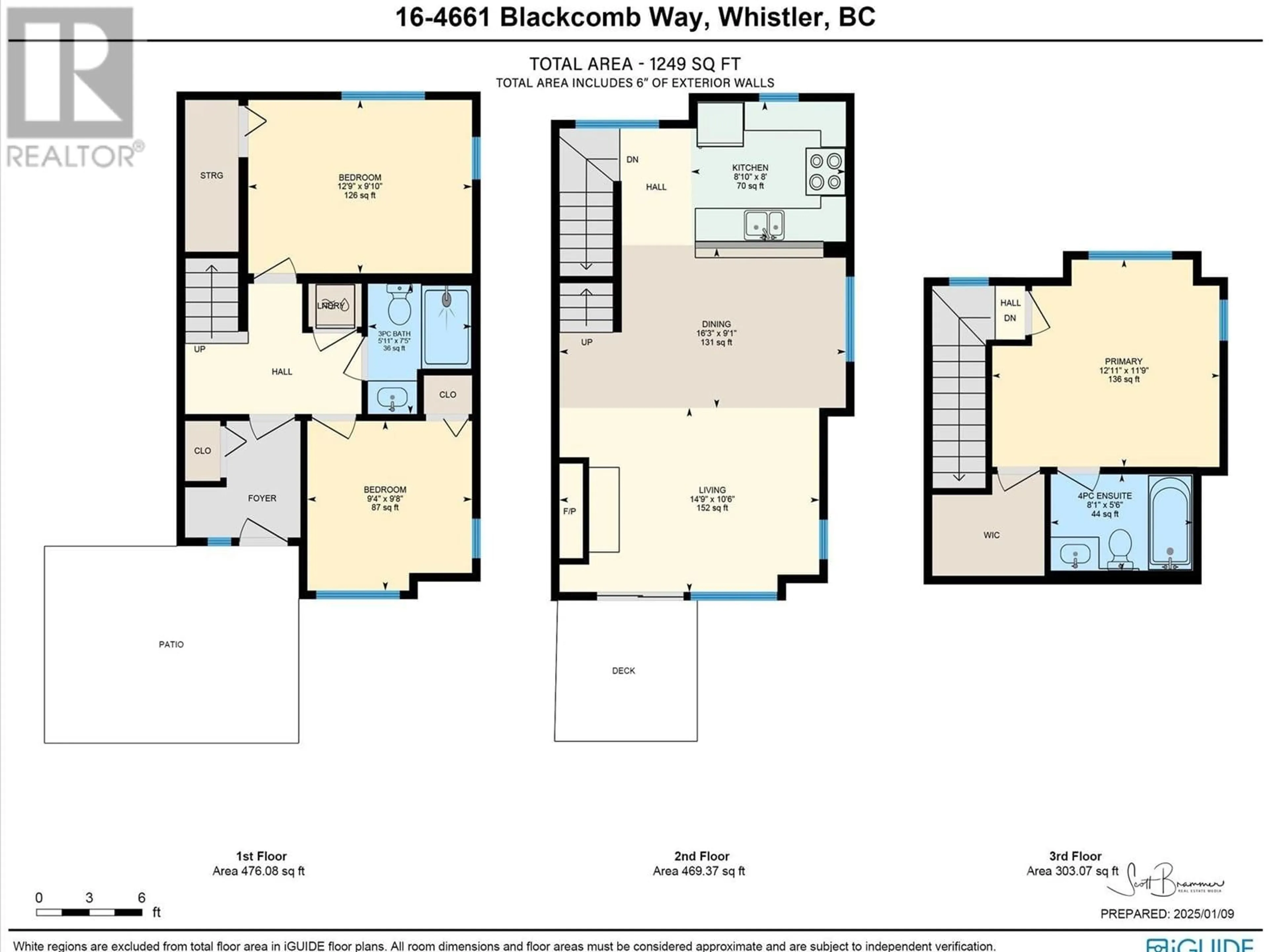 Floor plan for 16 4661 BLACKCOMB WAY, Whistler British Columbia V8E0Z1