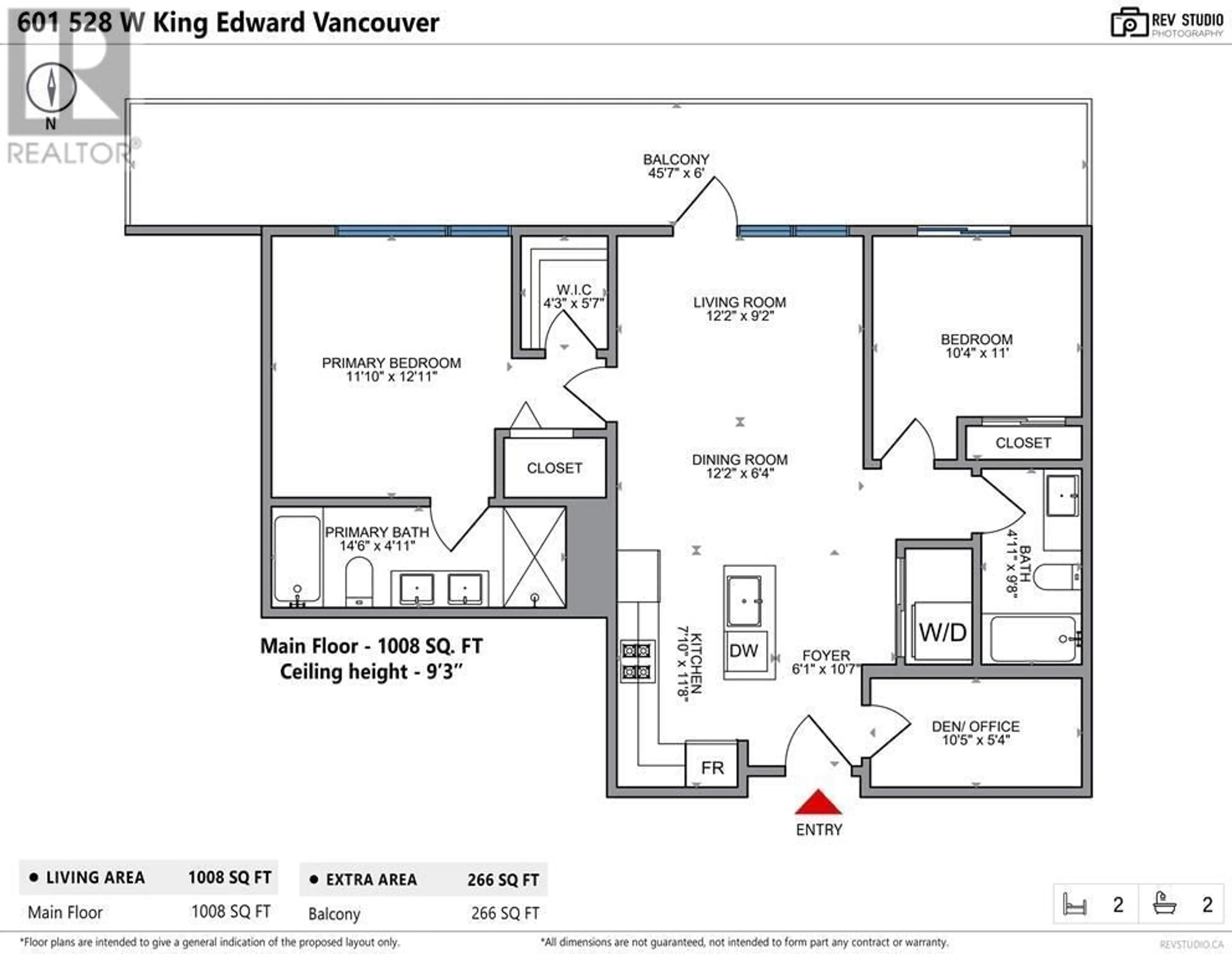 Floor plan for 601 528 W KING EDWARD AVENUE, Vancouver British Columbia V5Z2C3