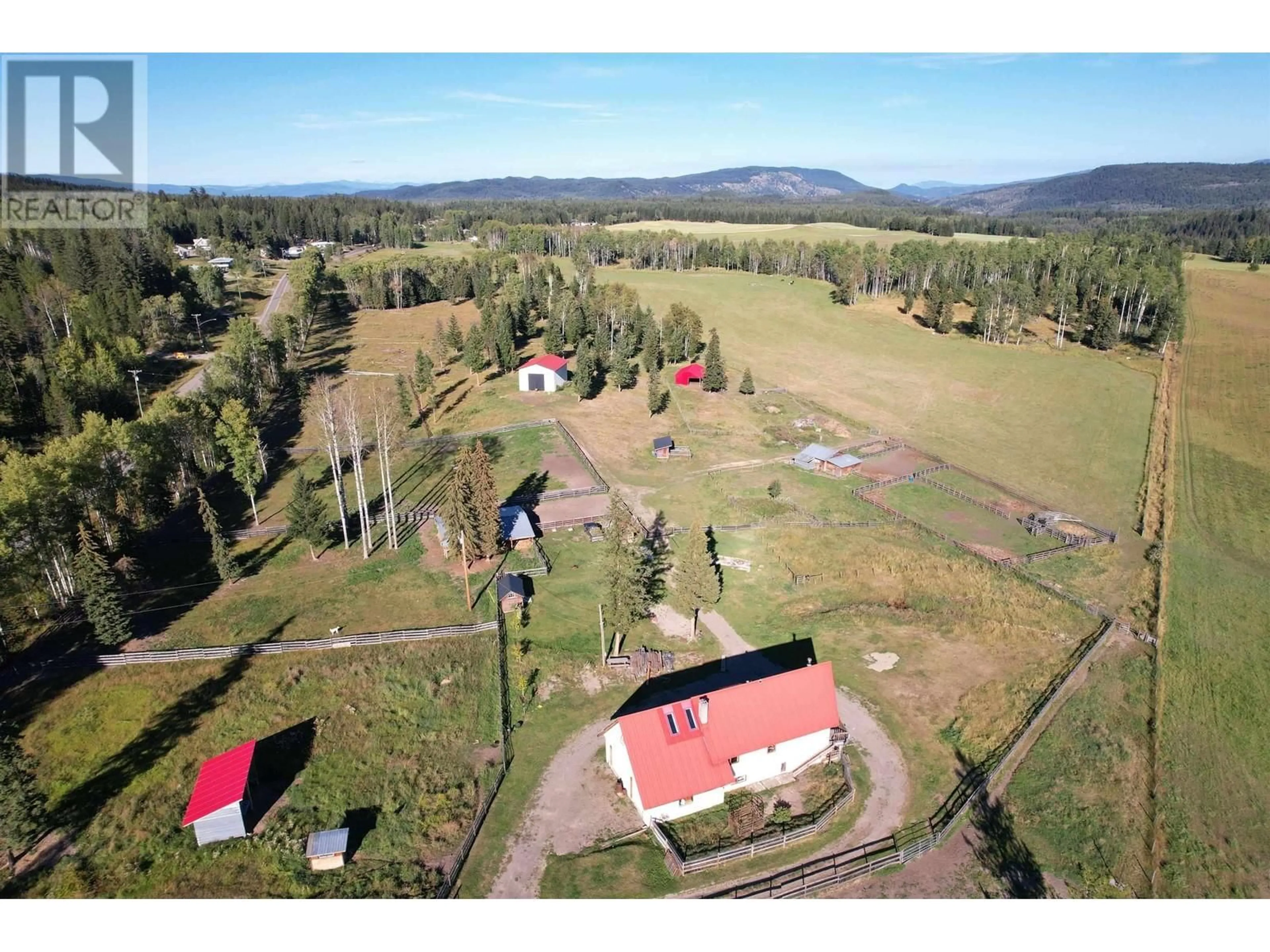 A pic from outside/outdoor area/front of a property/back of a property/a pic from drone, mountain view for 4635 CANIM-HENDRIX LAKE ROAD, Forest Grove British Columbia V0K1M0