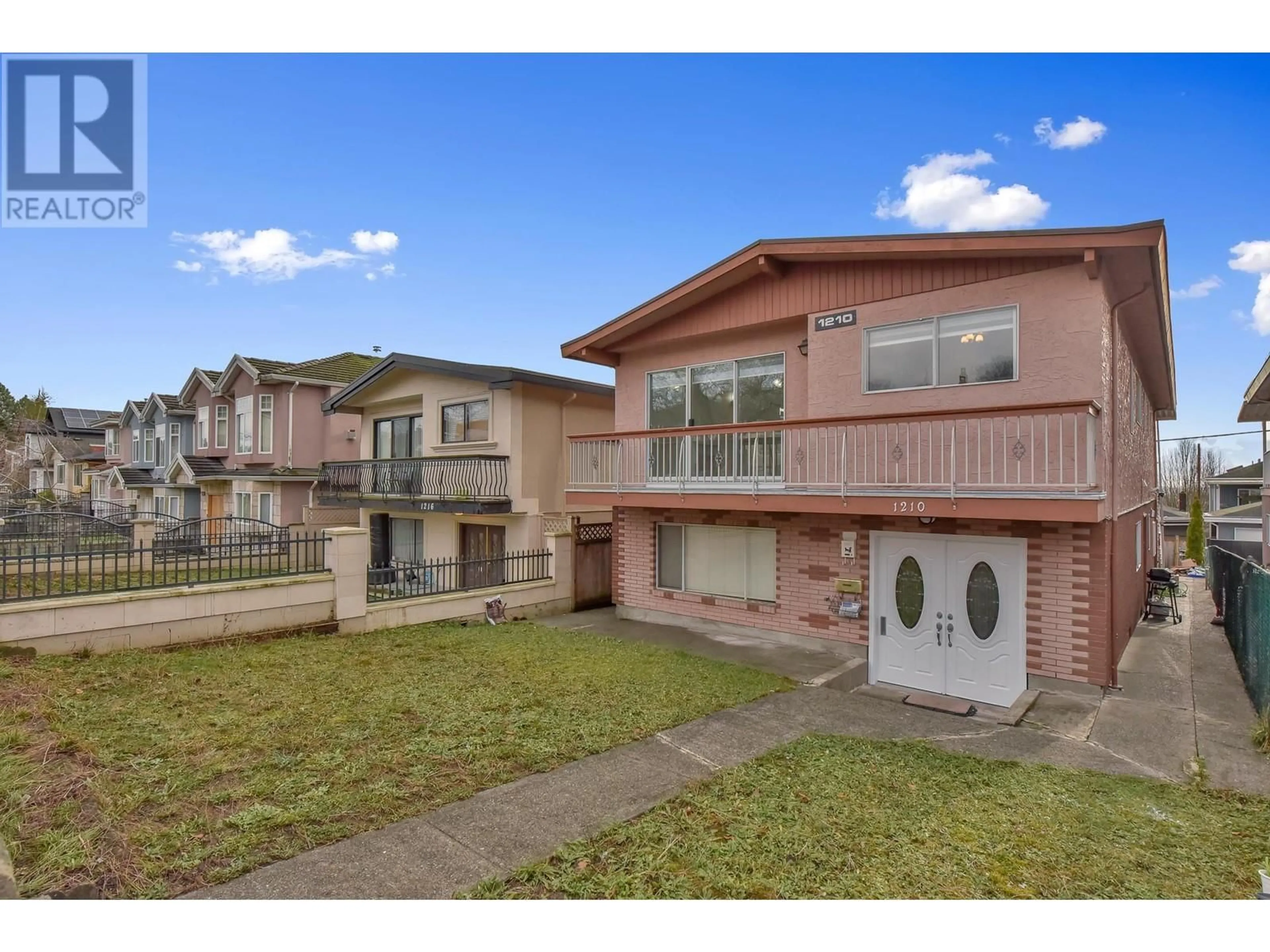 A pic from outside/outdoor area/front of a property/back of a property/a pic from drone, street for 1210 63 AVENUE, Vancouver British Columbia V5X2L4