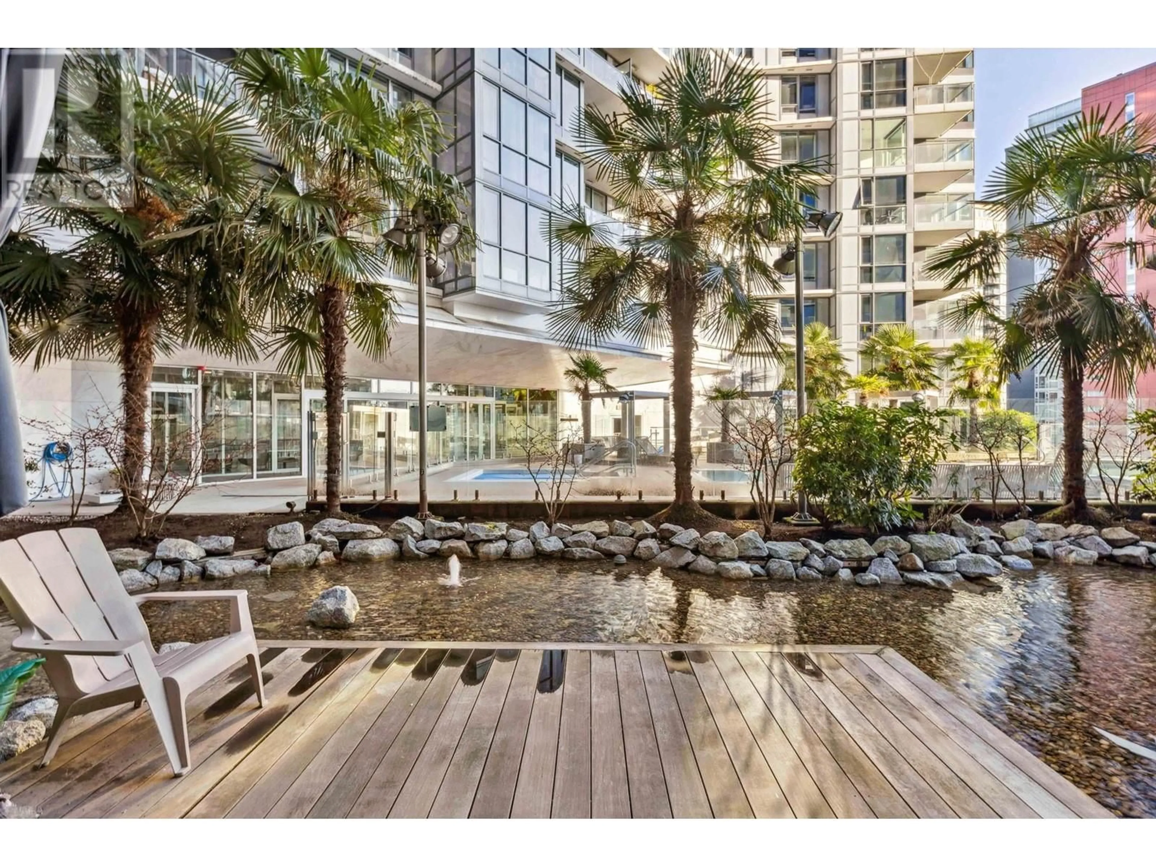 Patio, water/lake/river/ocean view for 303 68 SMITHE STREET, Vancouver British Columbia V6B0P4