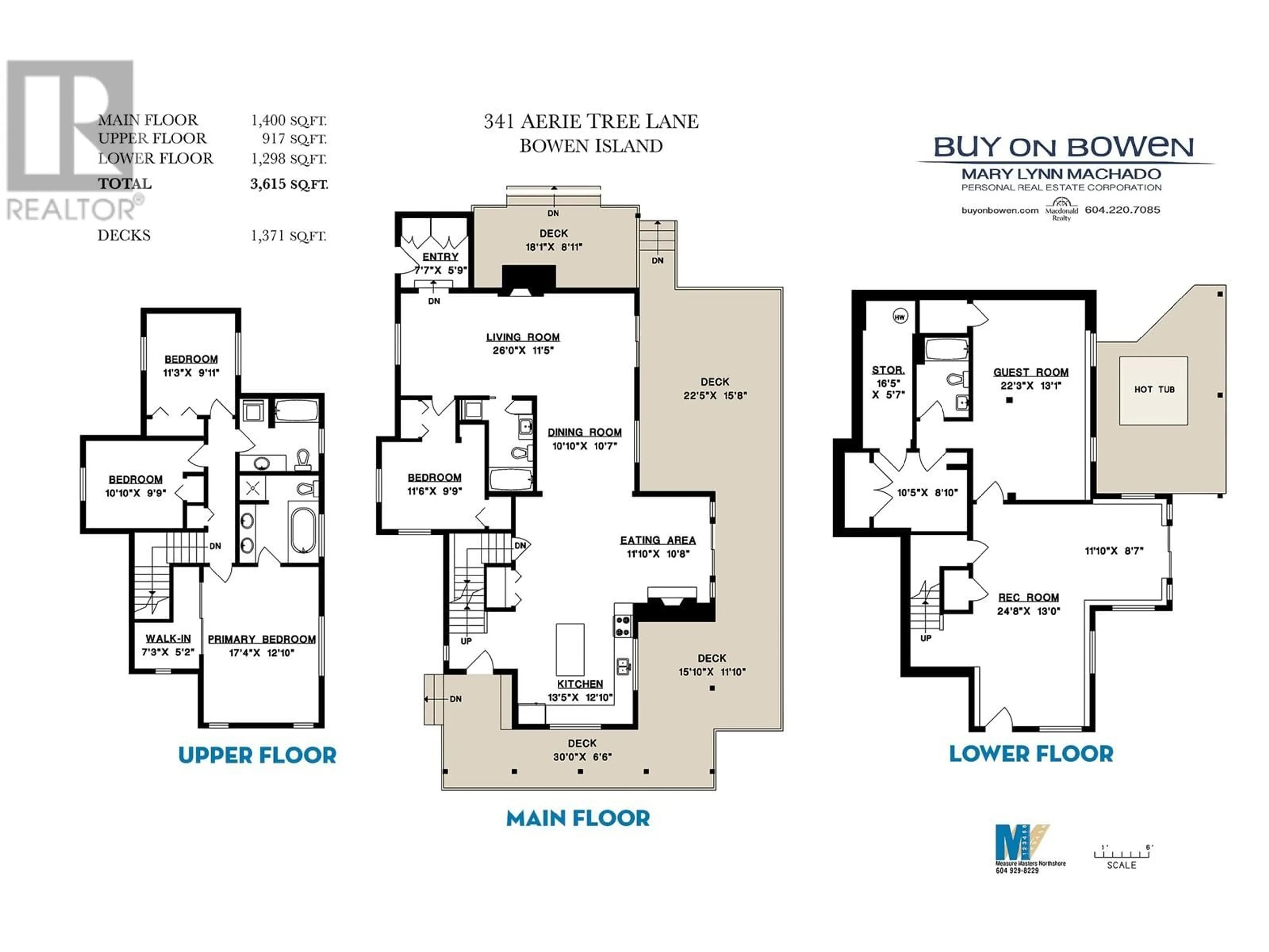 Floor plan for 341 AERIE TREE LANE, Bowen Island British Columbia V0N1G2