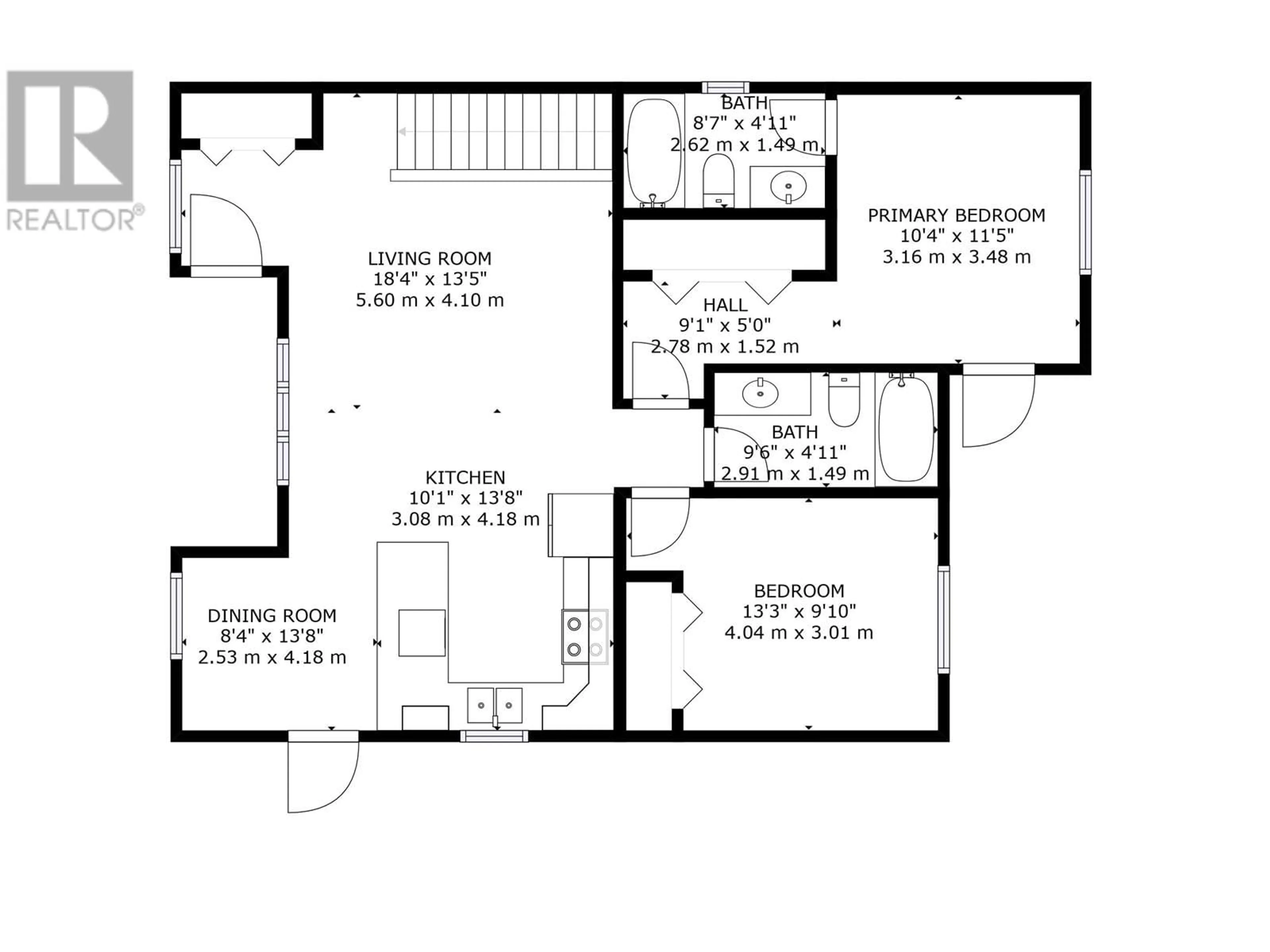 Floor plan for 8604 81A STREET, Fort St. John British Columbia V1J0M5