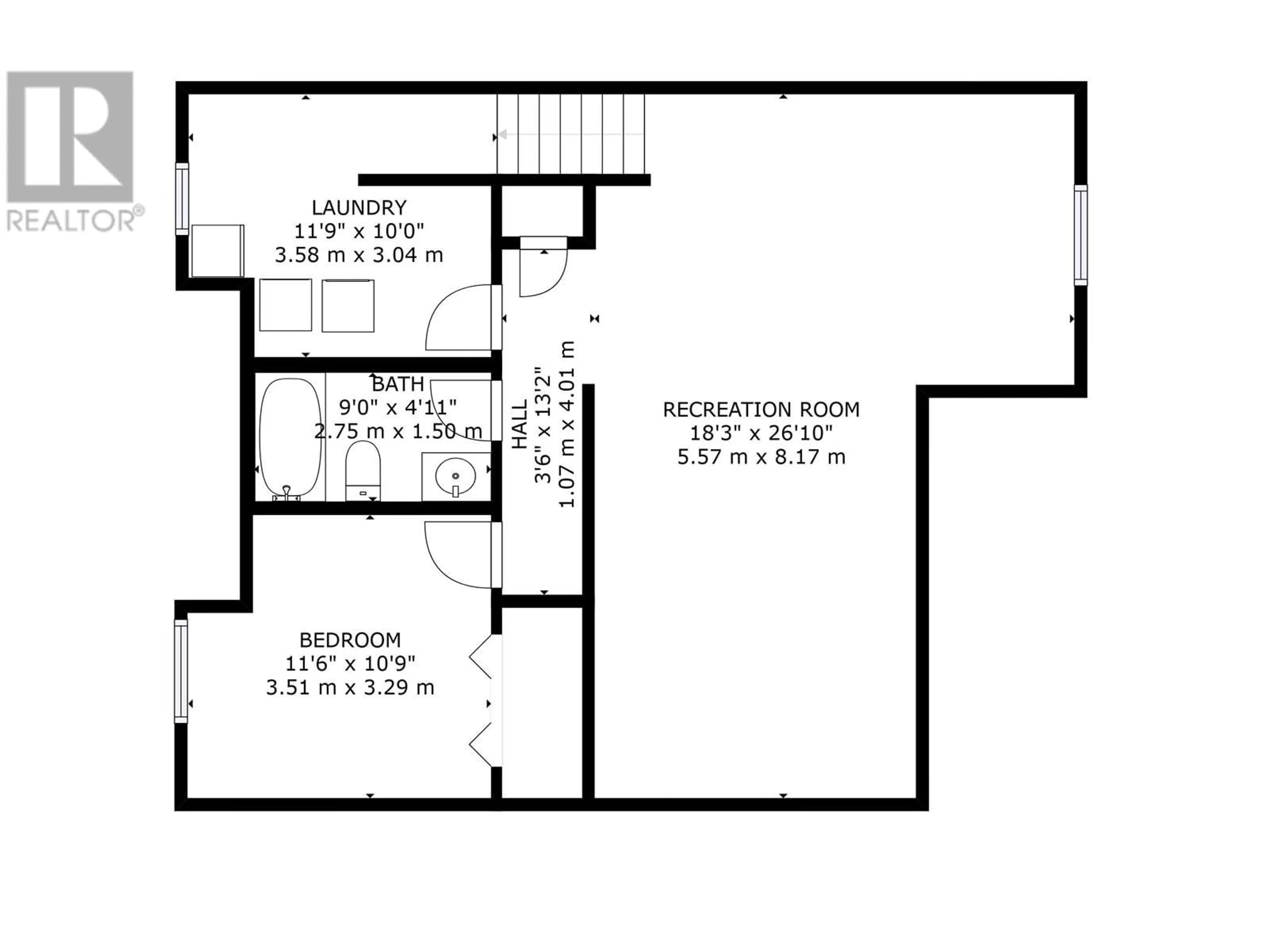 Floor plan for 8604 81A STREET, Fort St. John British Columbia V1J0M5