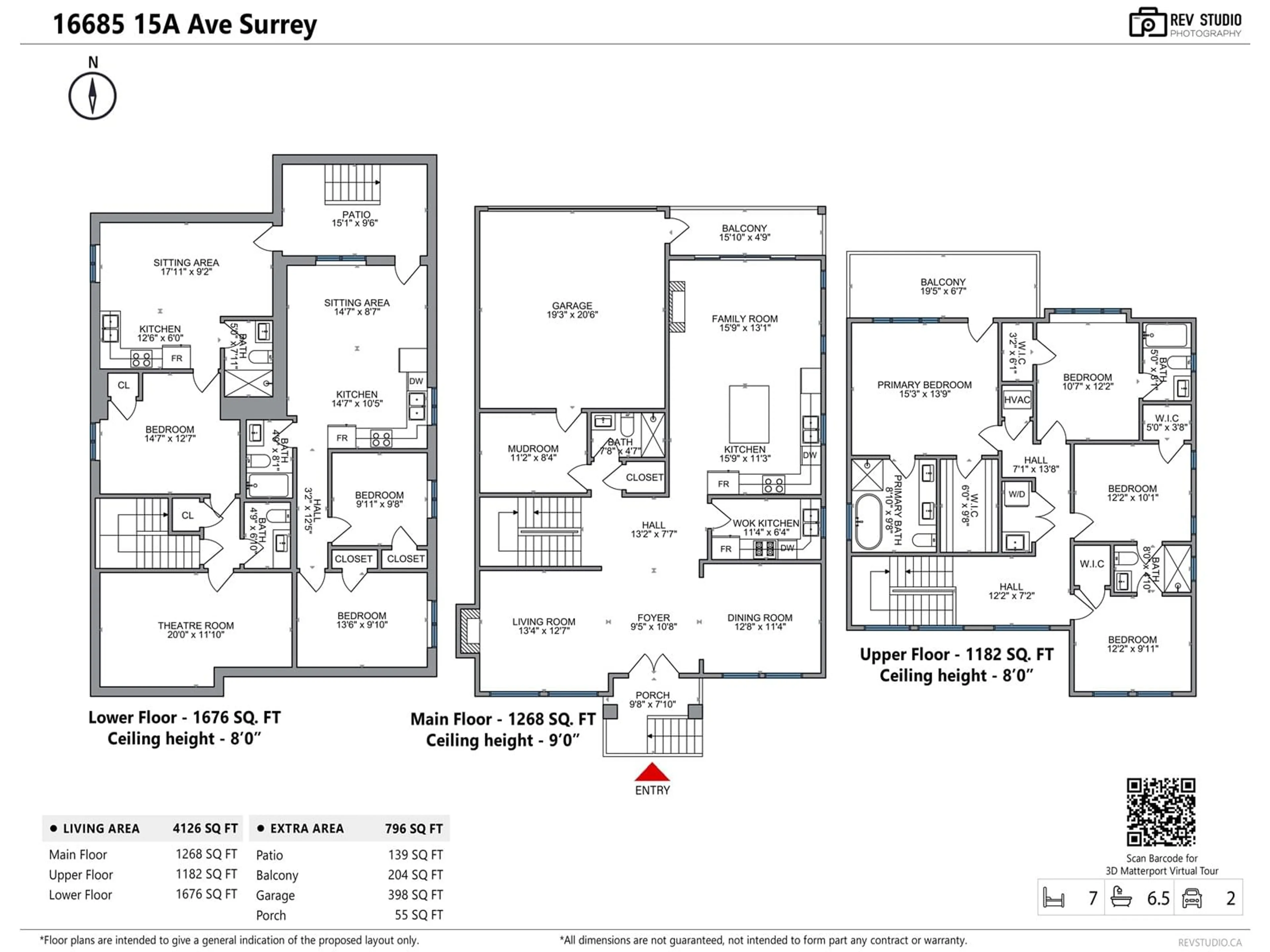 Floor plan for 16685 15A AVENUE, Surrey British Columbia V3S9X7