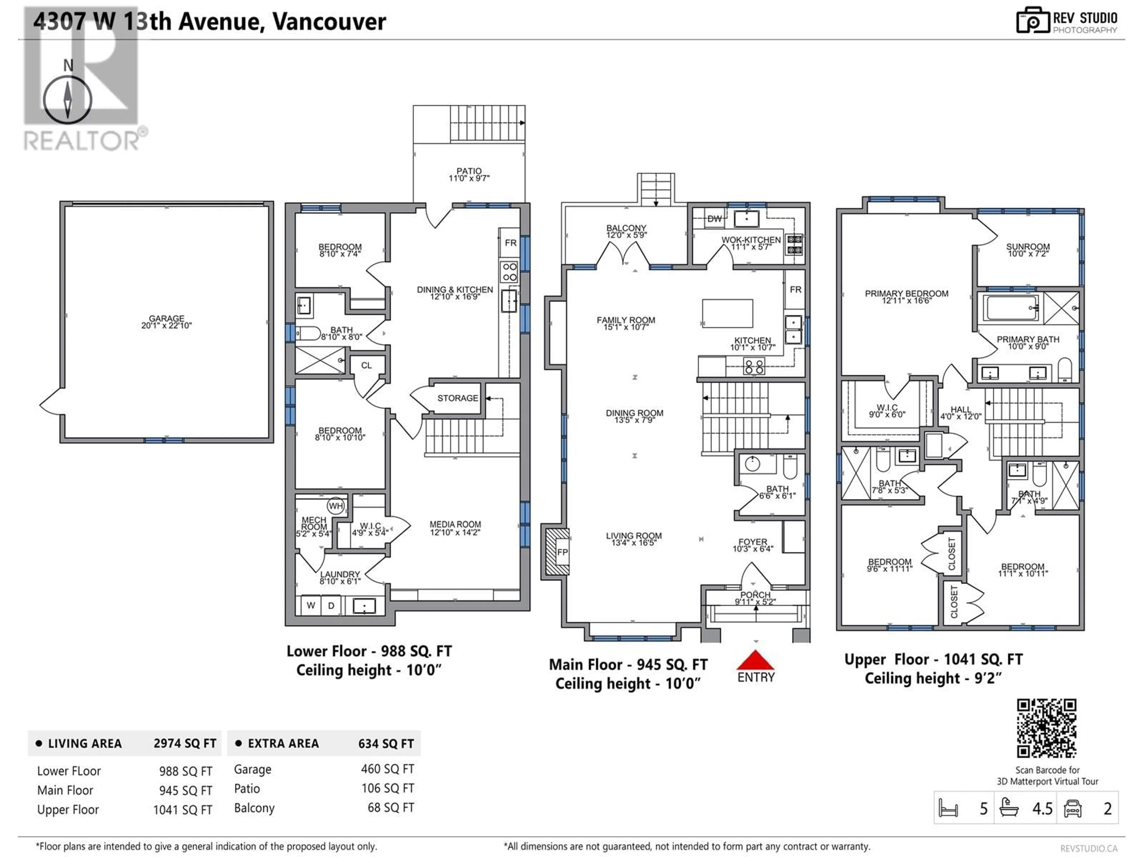 Floor plan for 4307 W 13TH AVENUE, Vancouver British Columbia V6R2V1