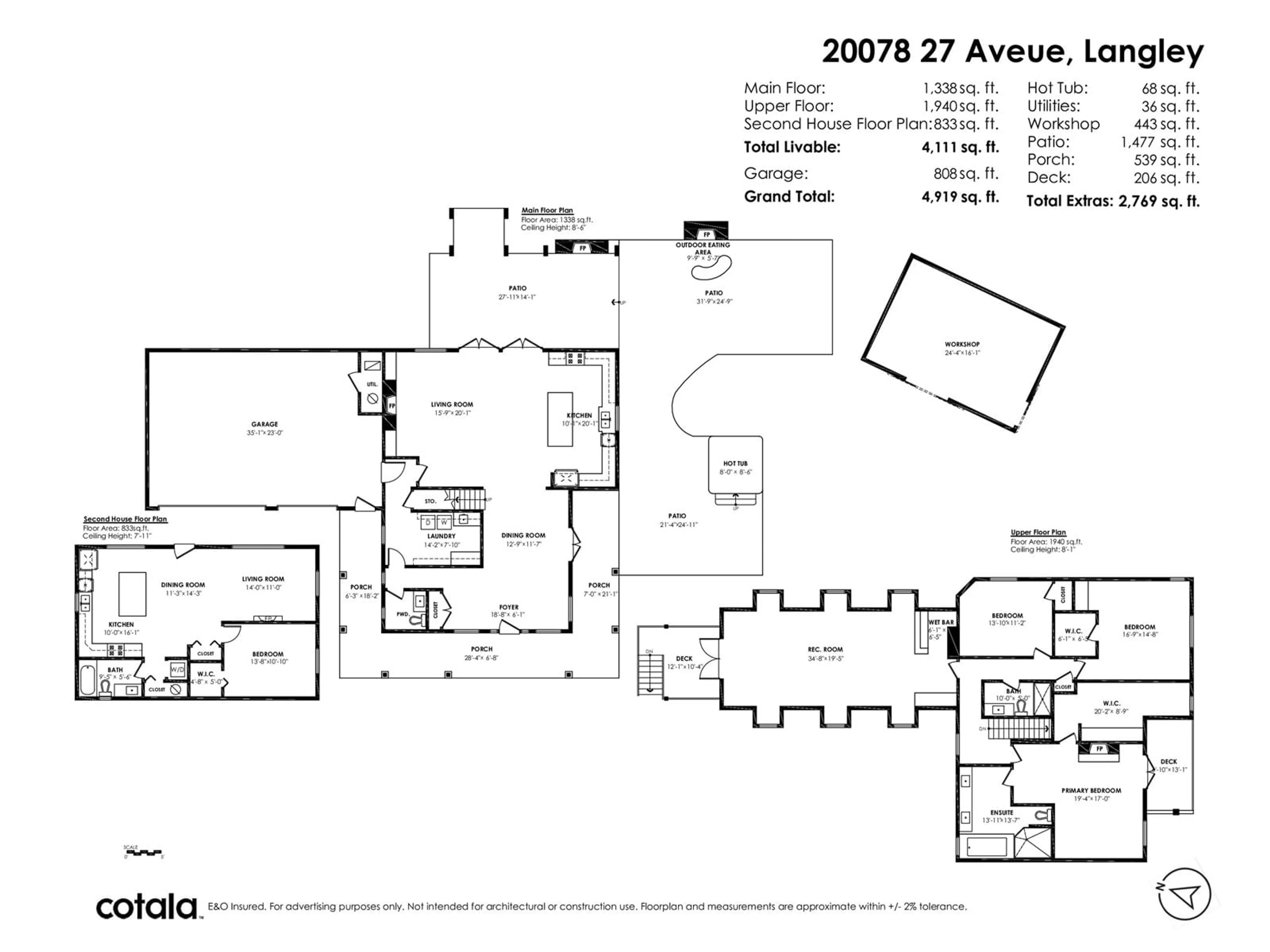 Floor plan for 20078 27 AVENUE, Langley British Columbia V2Z1X2