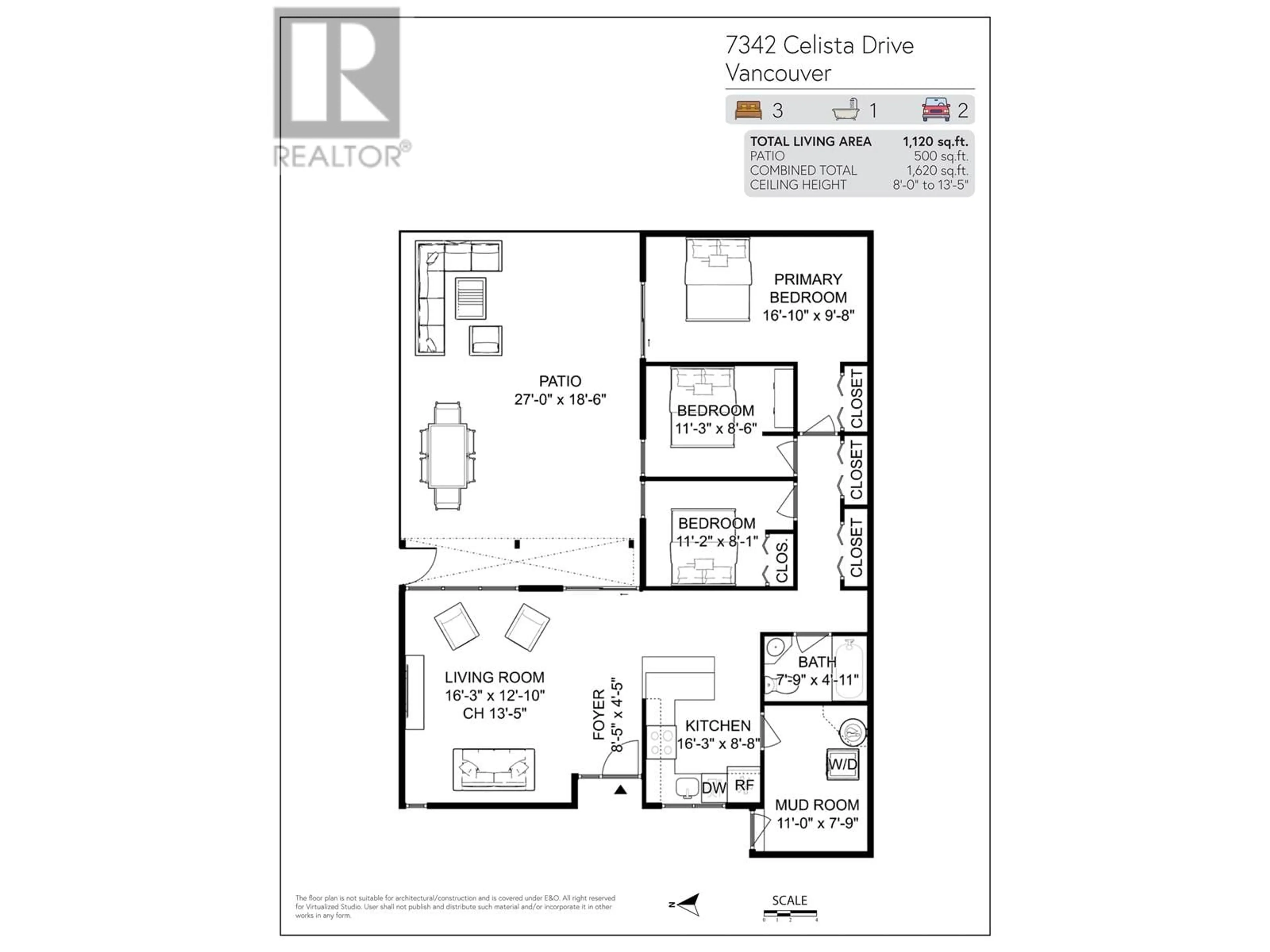 Floor plan for 7342 CELISTA DRIVE, Vancouver British Columbia V5S4A1