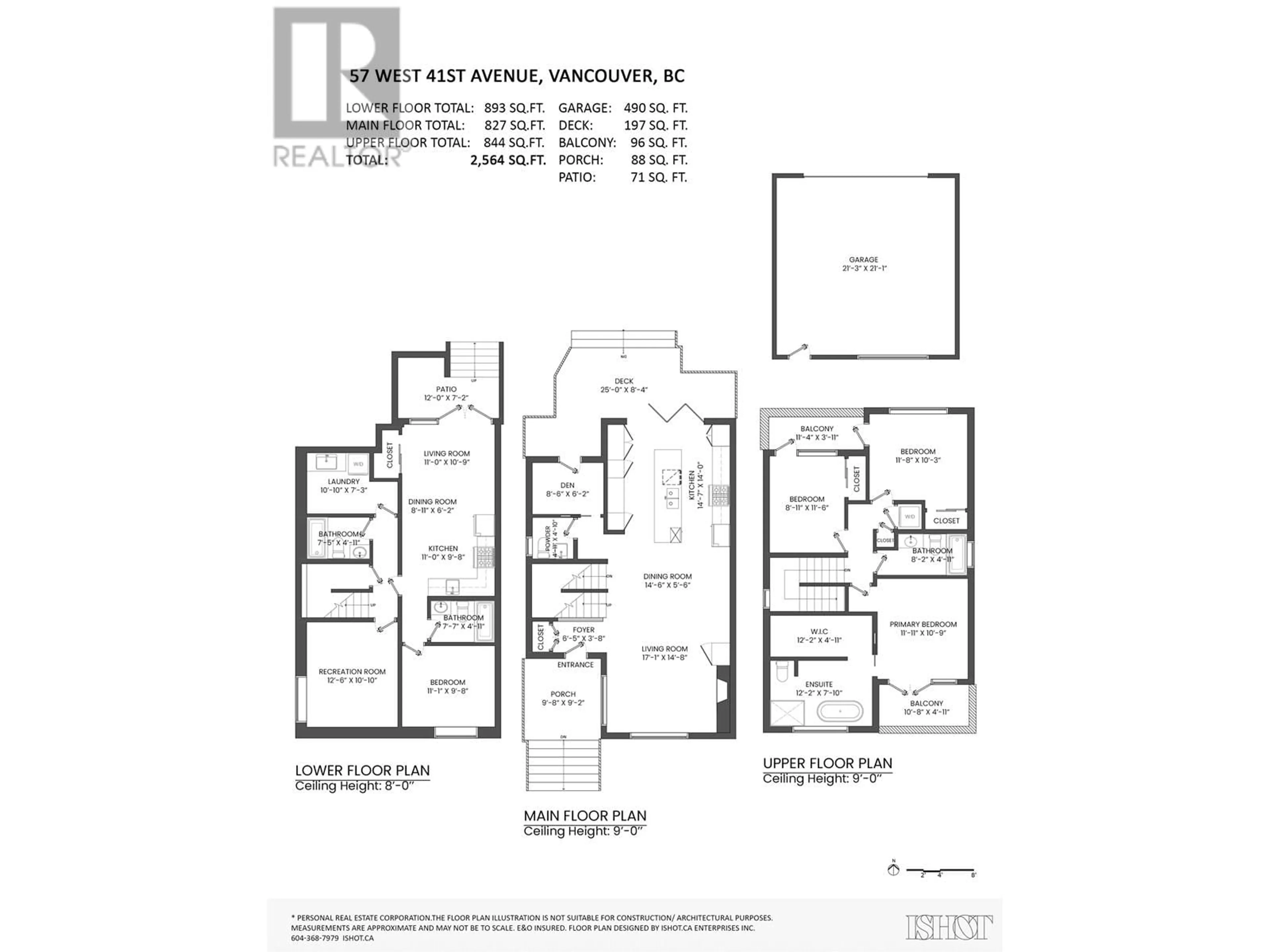 Floor plan for 57 W 41ST AVENUE, Vancouver British Columbia V5Y2R8