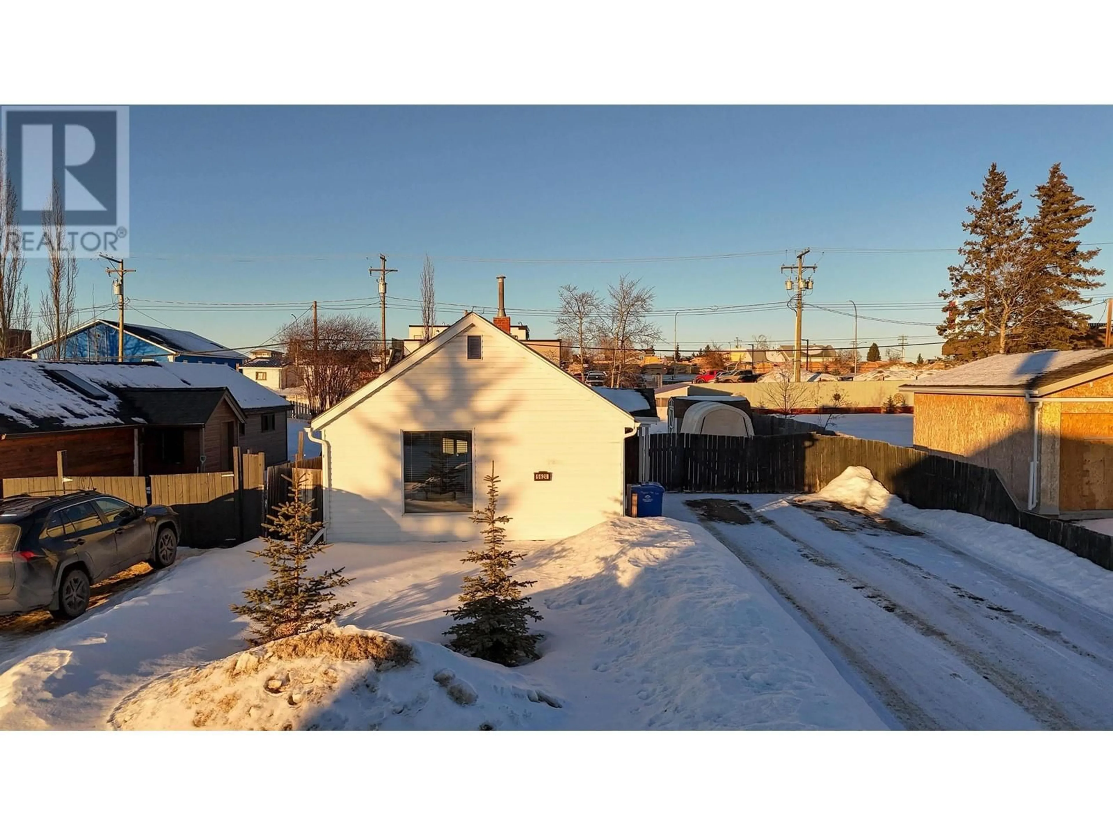 A pic from outside/outdoor area/front of a property/back of a property/a pic from drone, street for 9624 99 AVENUE, Fort St. John British Columbia V1J1T8