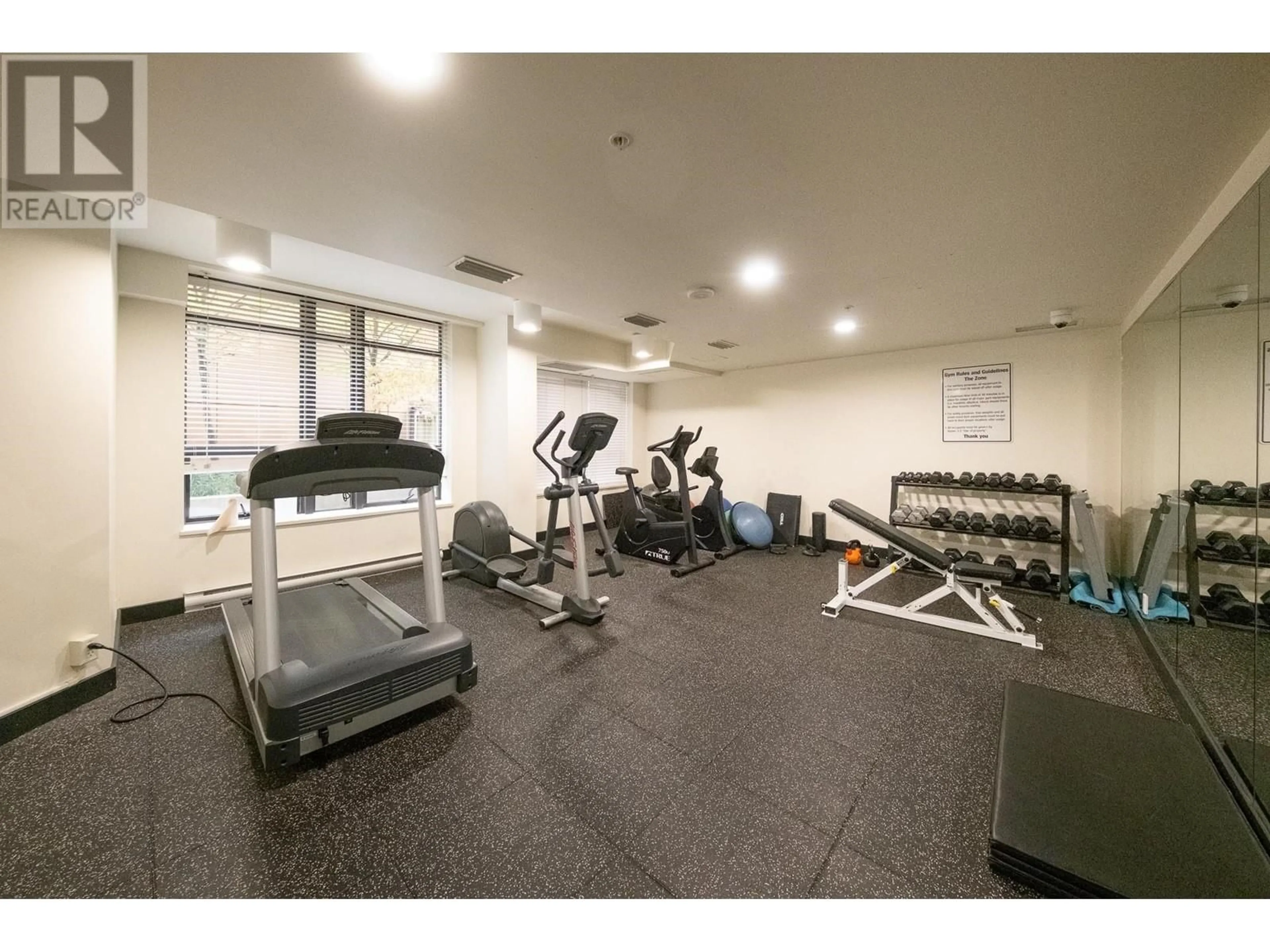 Gym or fitness room for 1203 1068 W BROADWAY, Vancouver British Columbia V6H0A7