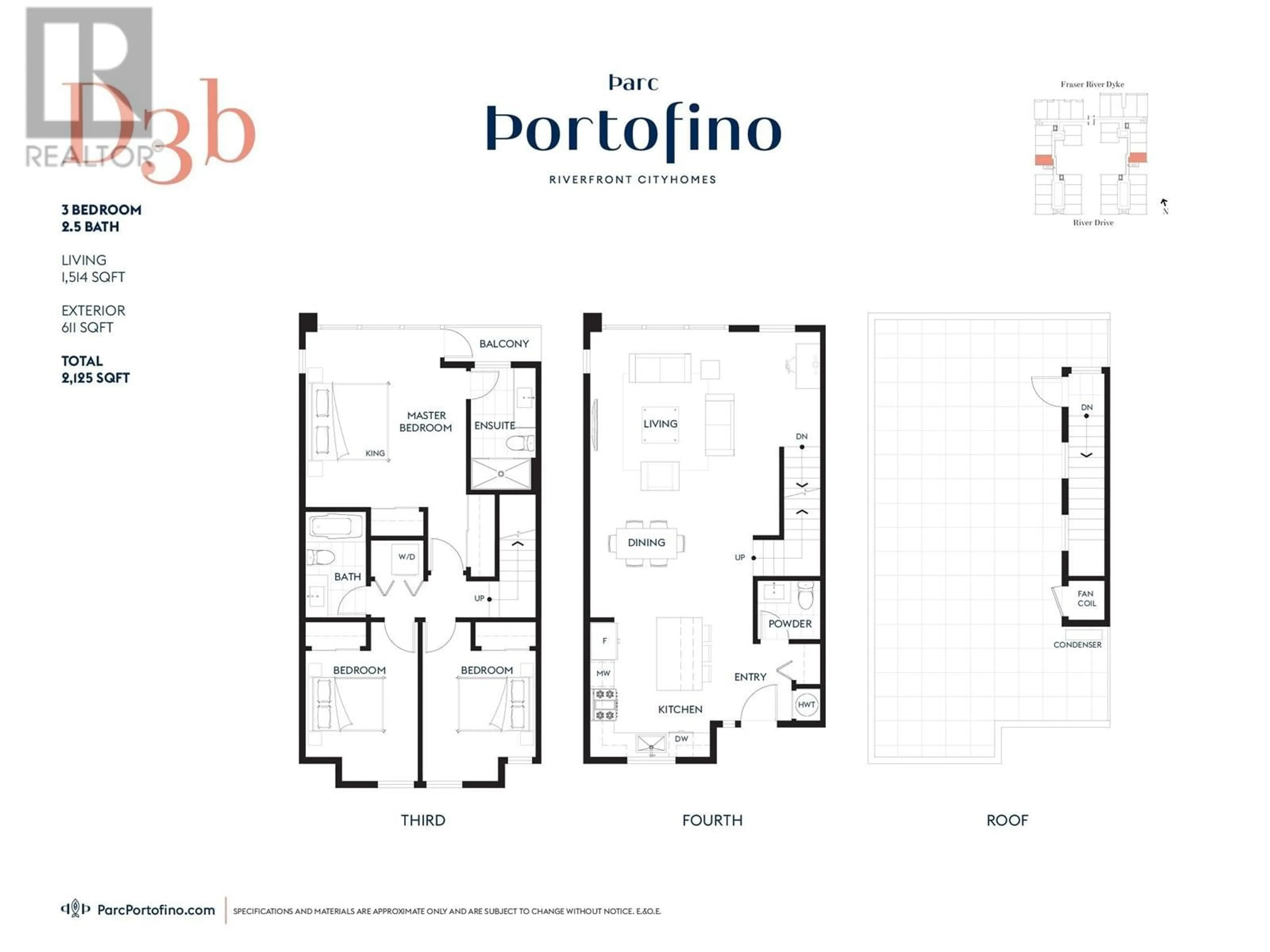 Floor plan for SL51 10333 RIVER DRIVE, Richmond British Columbia V6X1Z2