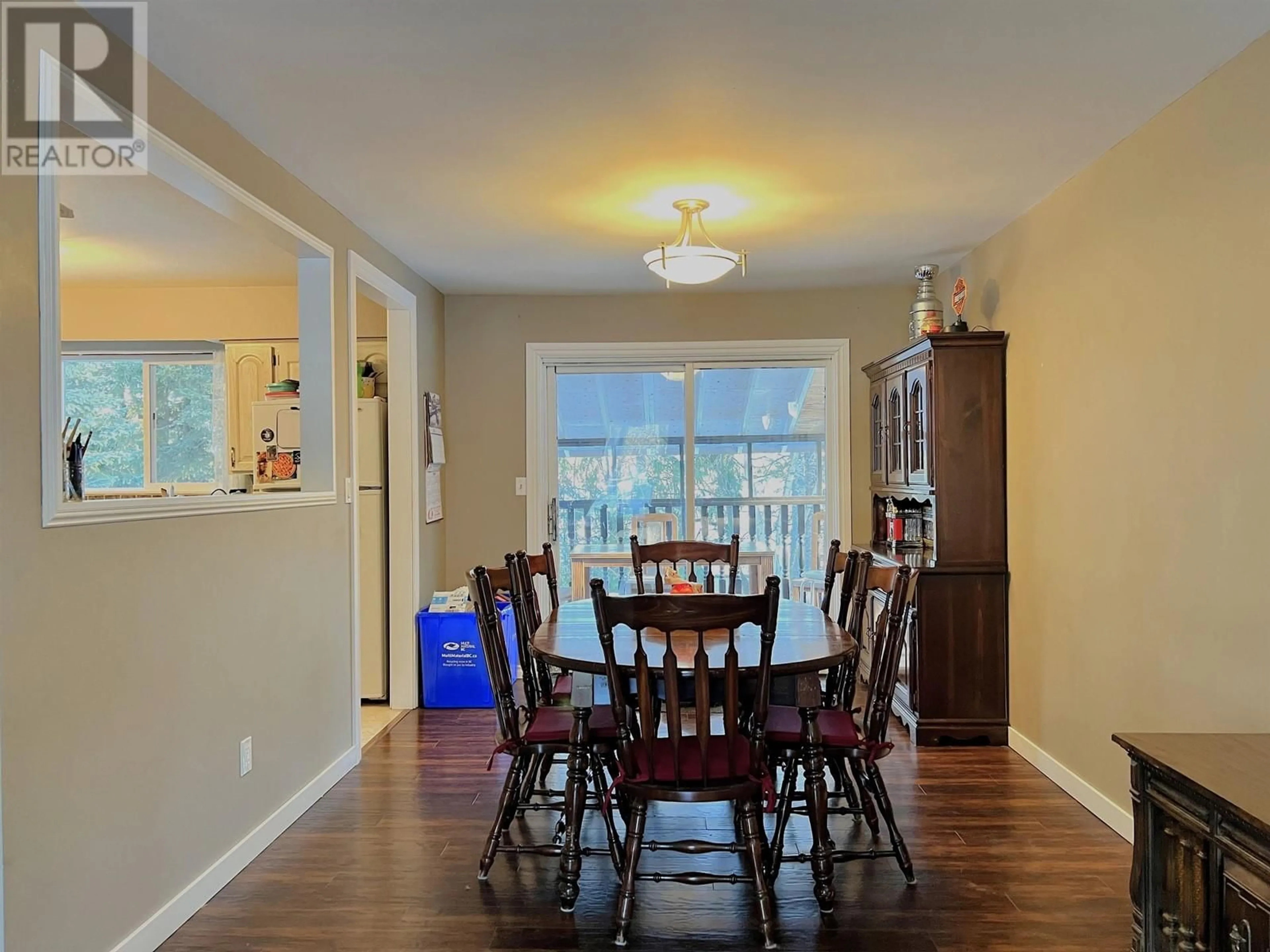 Dining room, wood/laminate floor for 4560 VALLEY CRESCENT, Prince George British Columbia V2M5L7