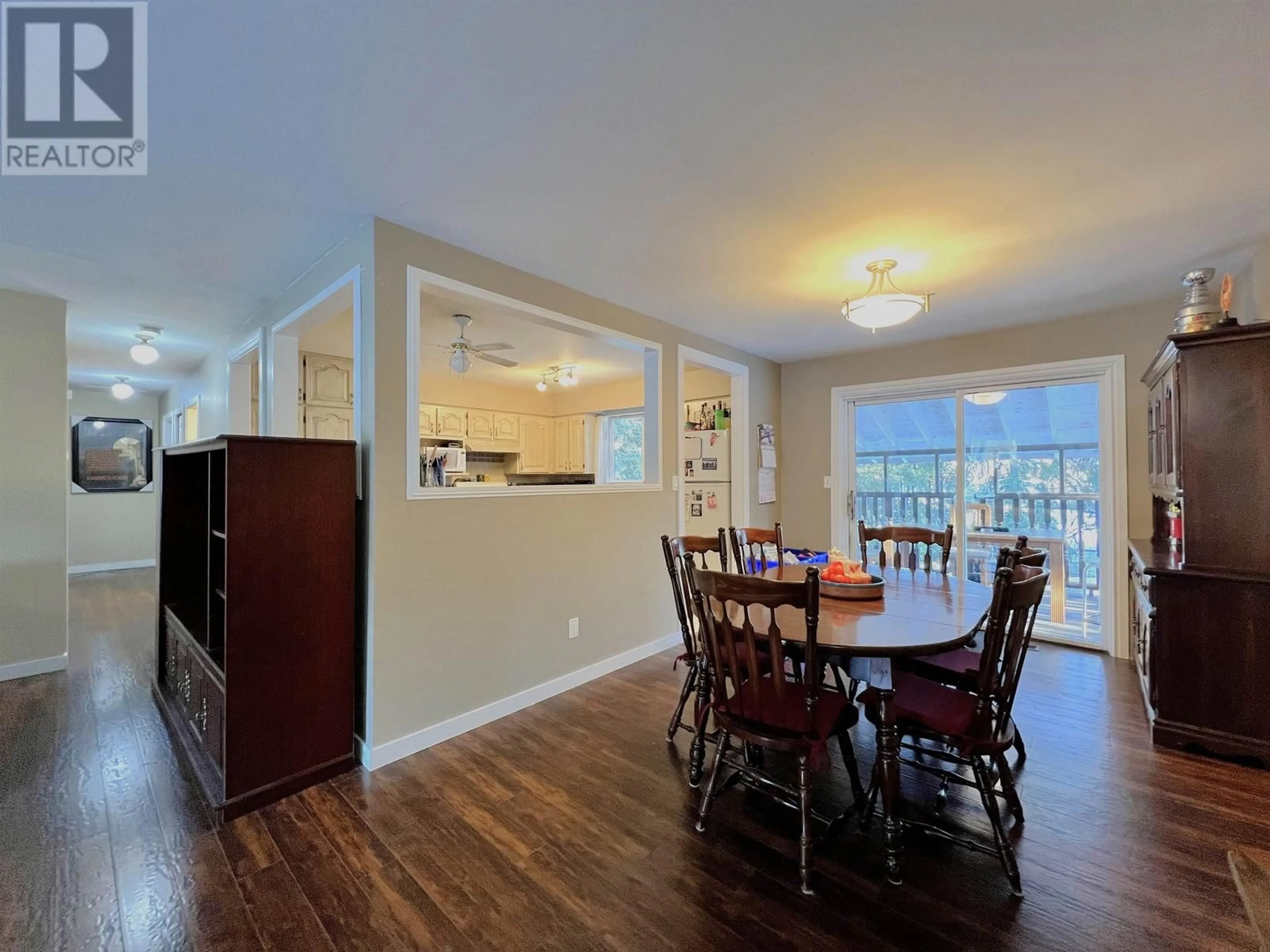 Dining room, wood/laminate floor for 4560 VALLEY CRESCENT, Prince George British Columbia V2M5L7