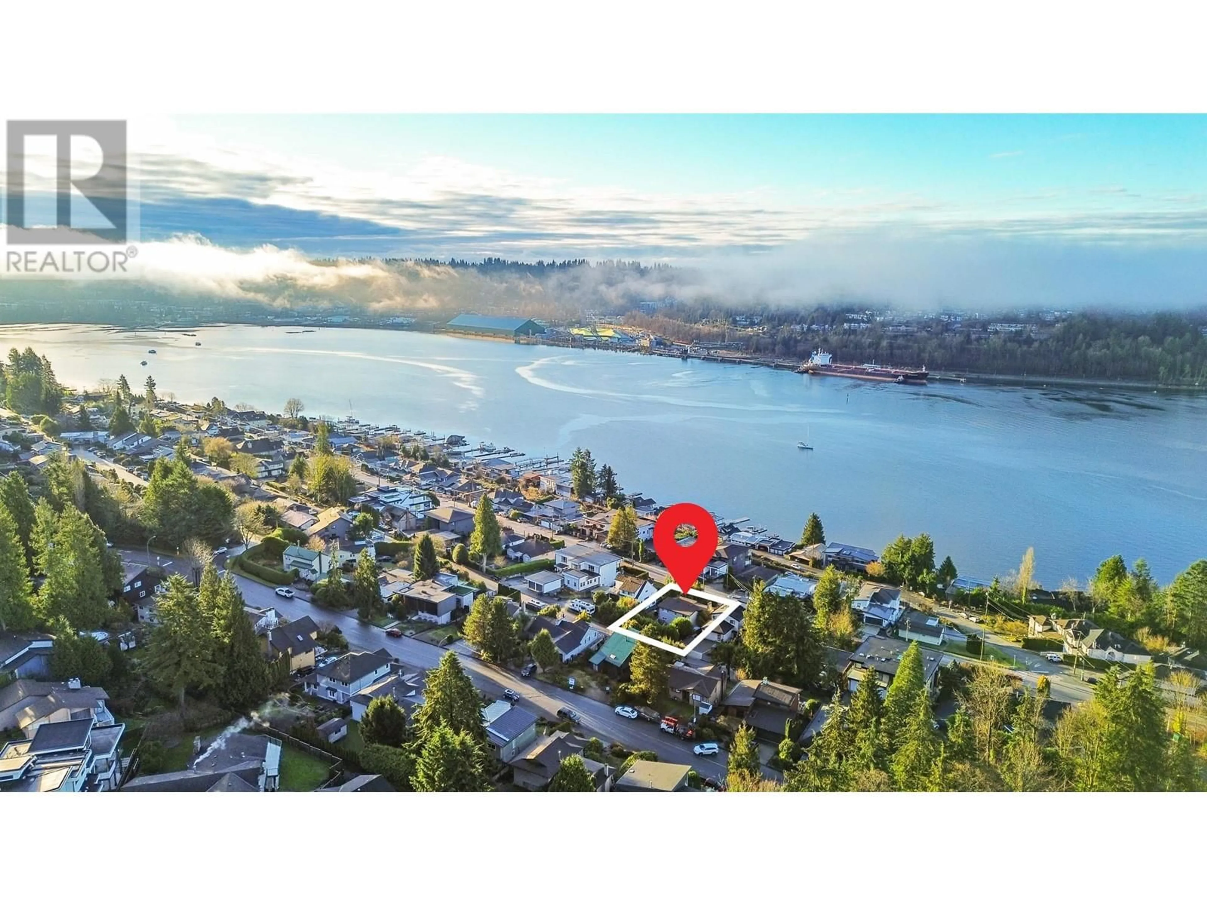 A pic from outside/outdoor area/front of a property/back of a property/a pic from drone, water/lake/river/ocean view for 1239 IOCO ROAD, Port Moody British Columbia V3H2W9