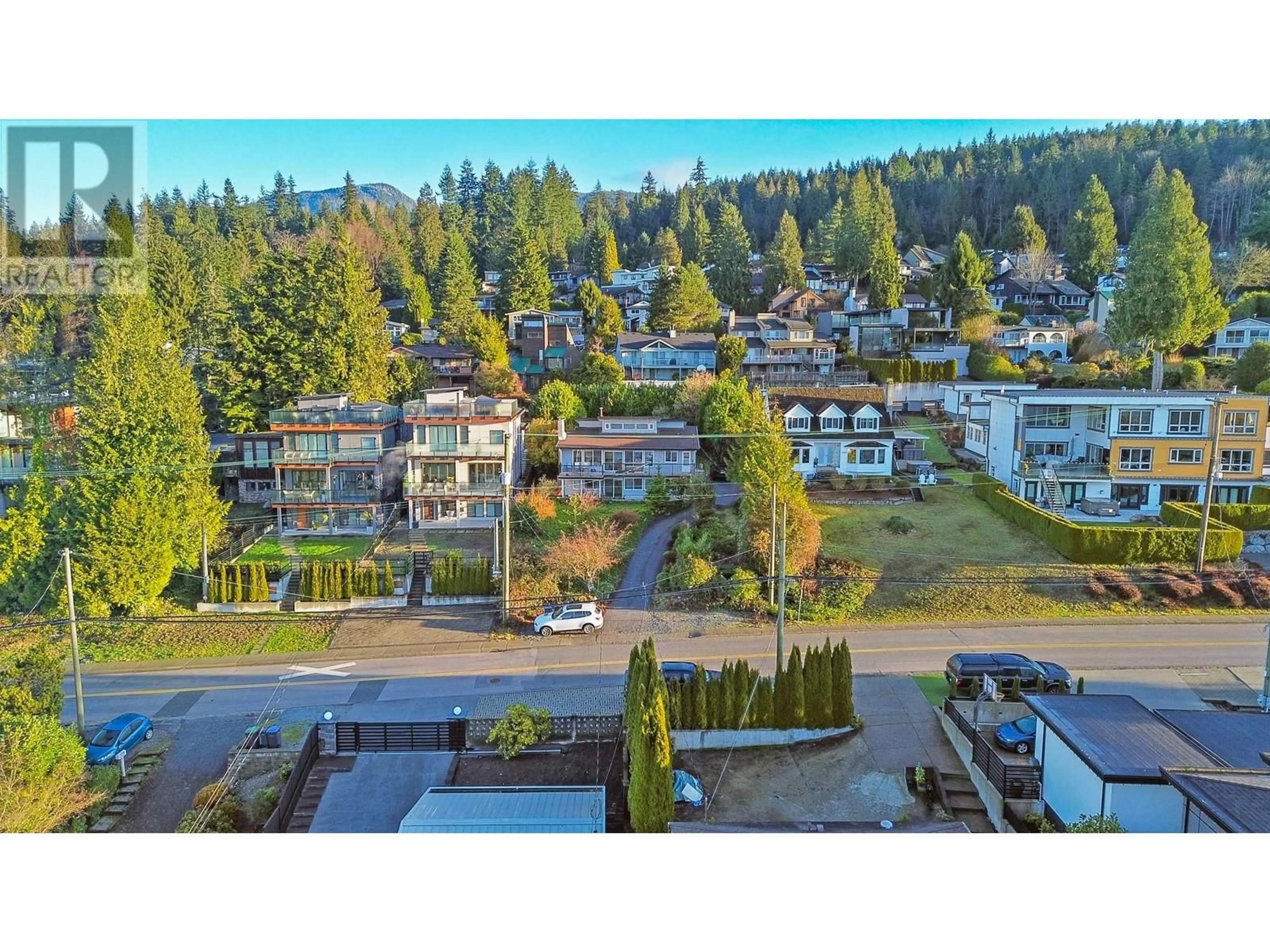 A pic from outside/outdoor area/front of a property/back of a property/a pic from drone, mountain view for 1239 IOCO ROAD, Port Moody British Columbia V3H2W9