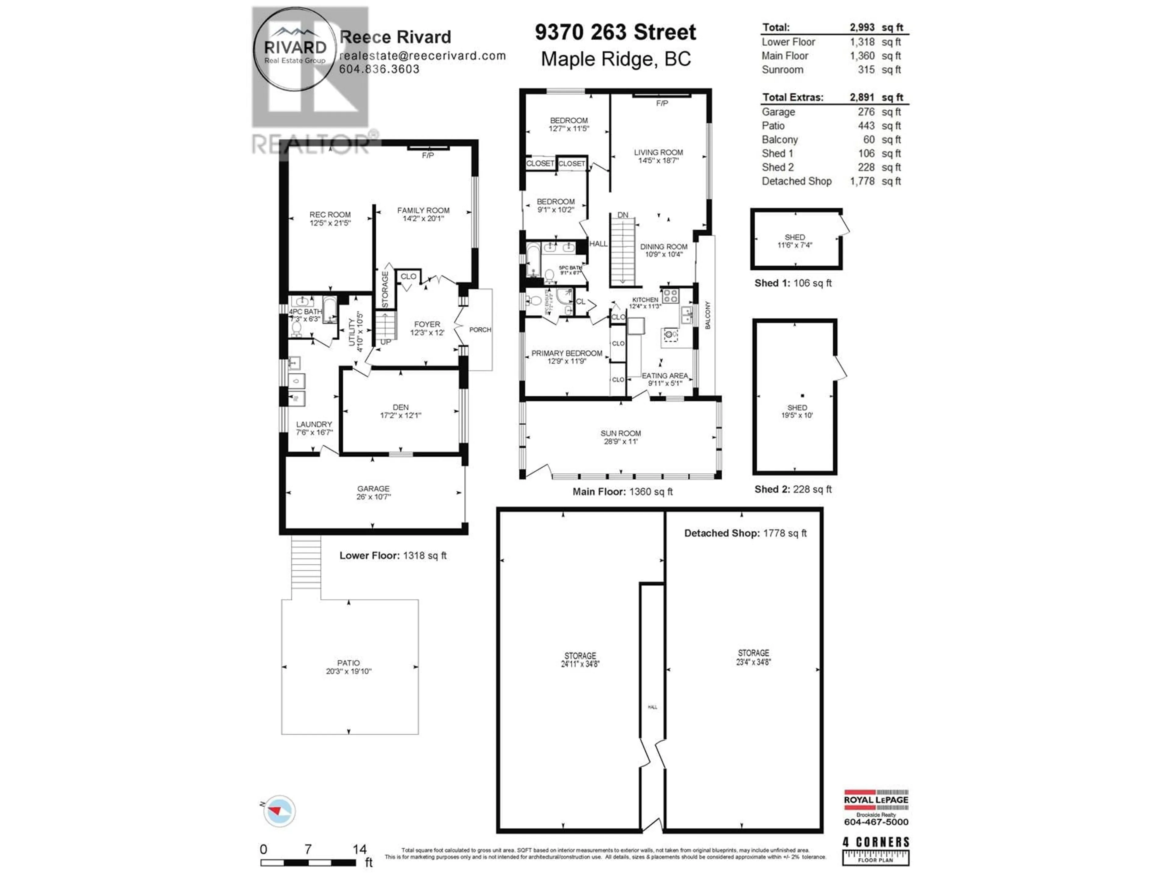 Floor plan for 9370 263 STREET, Maple Ridge British Columbia V2W1K3