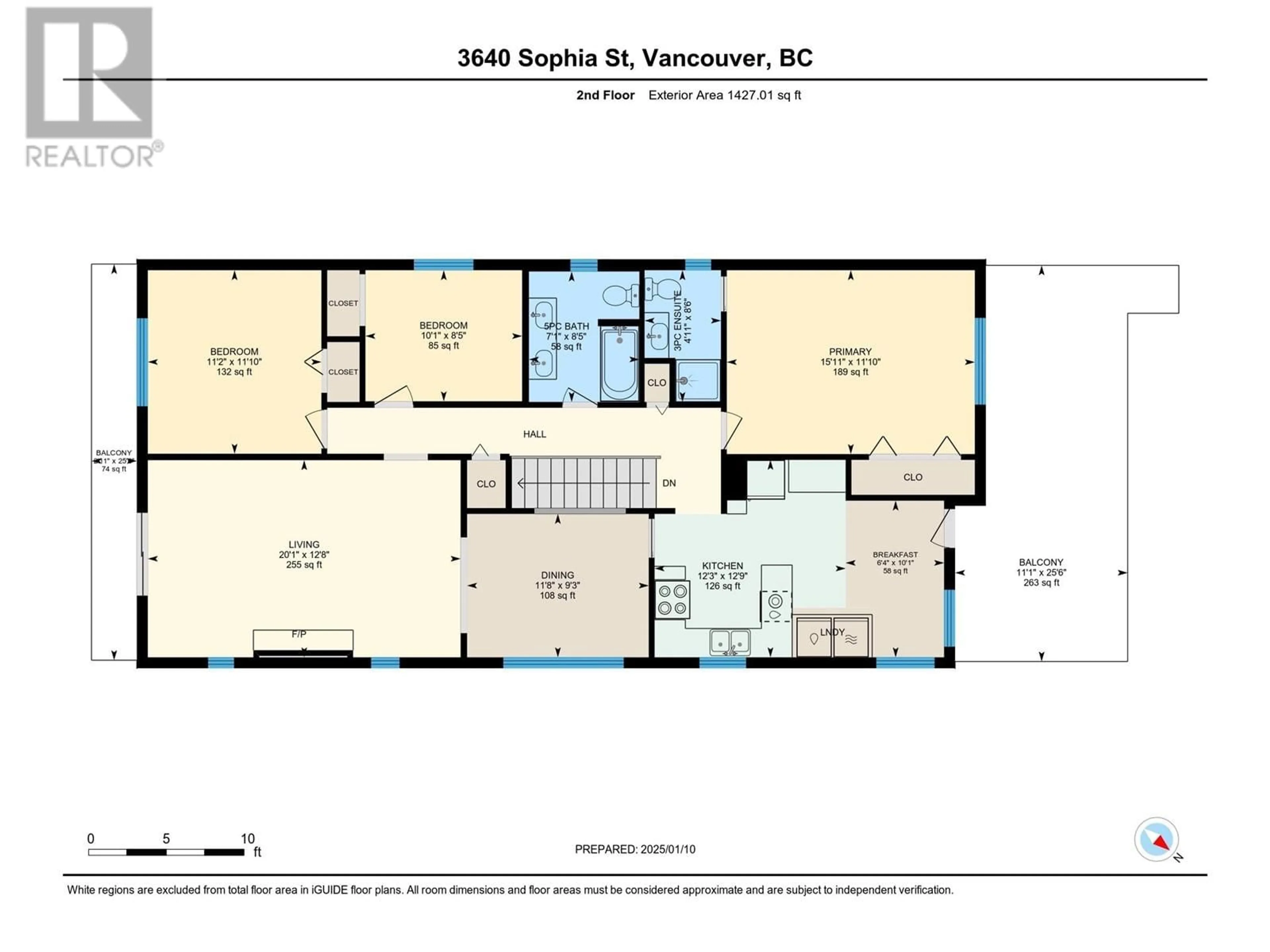 Floor plan for 3640 SOPHIA STREET, Vancouver British Columbia V5V5A1