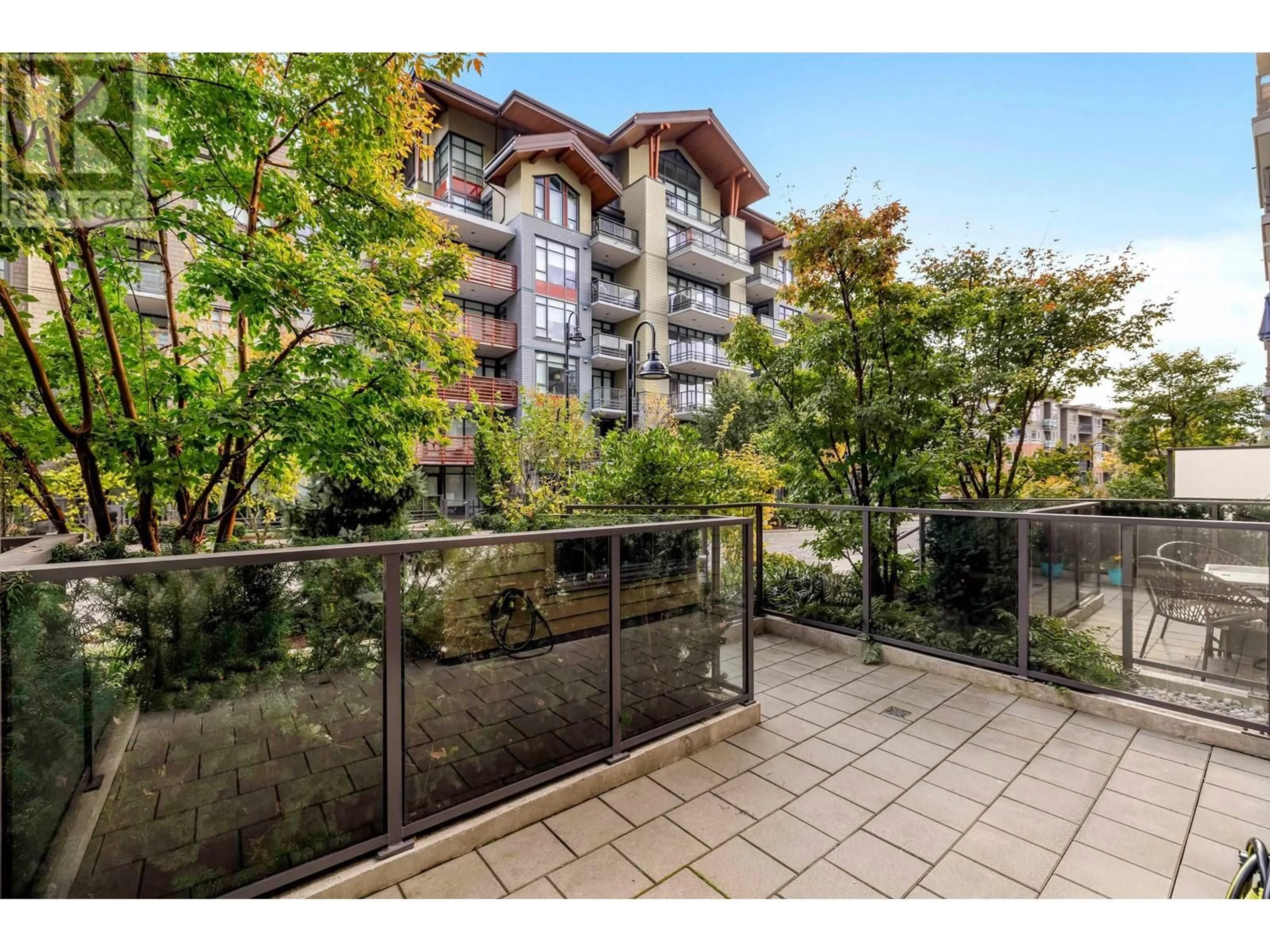 Patio, city buildings view from balcony for 2781 LIBRARY LANE, North Vancouver British Columbia V7J0C6