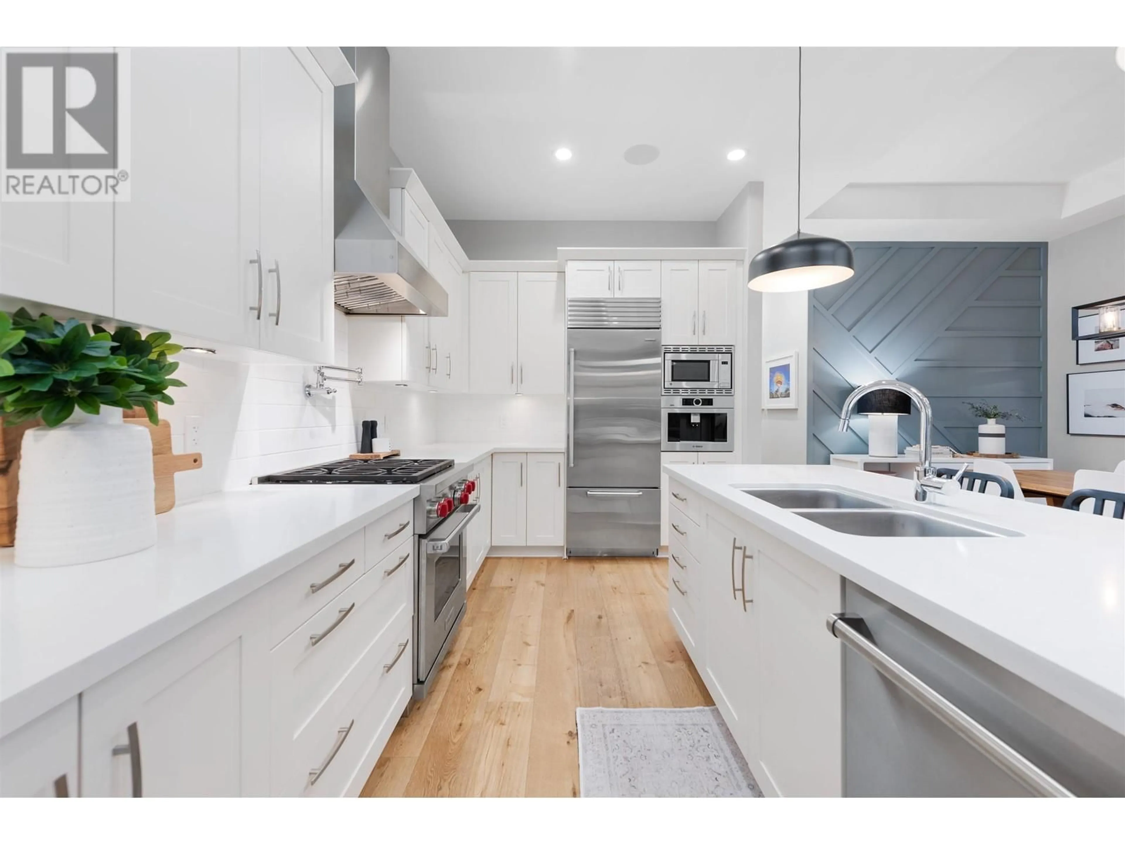 Contemporary kitchen, ceramic/tile floor for 4913 CEDAR SPRINGS DRIVE, Delta British Columbia V4M0A7