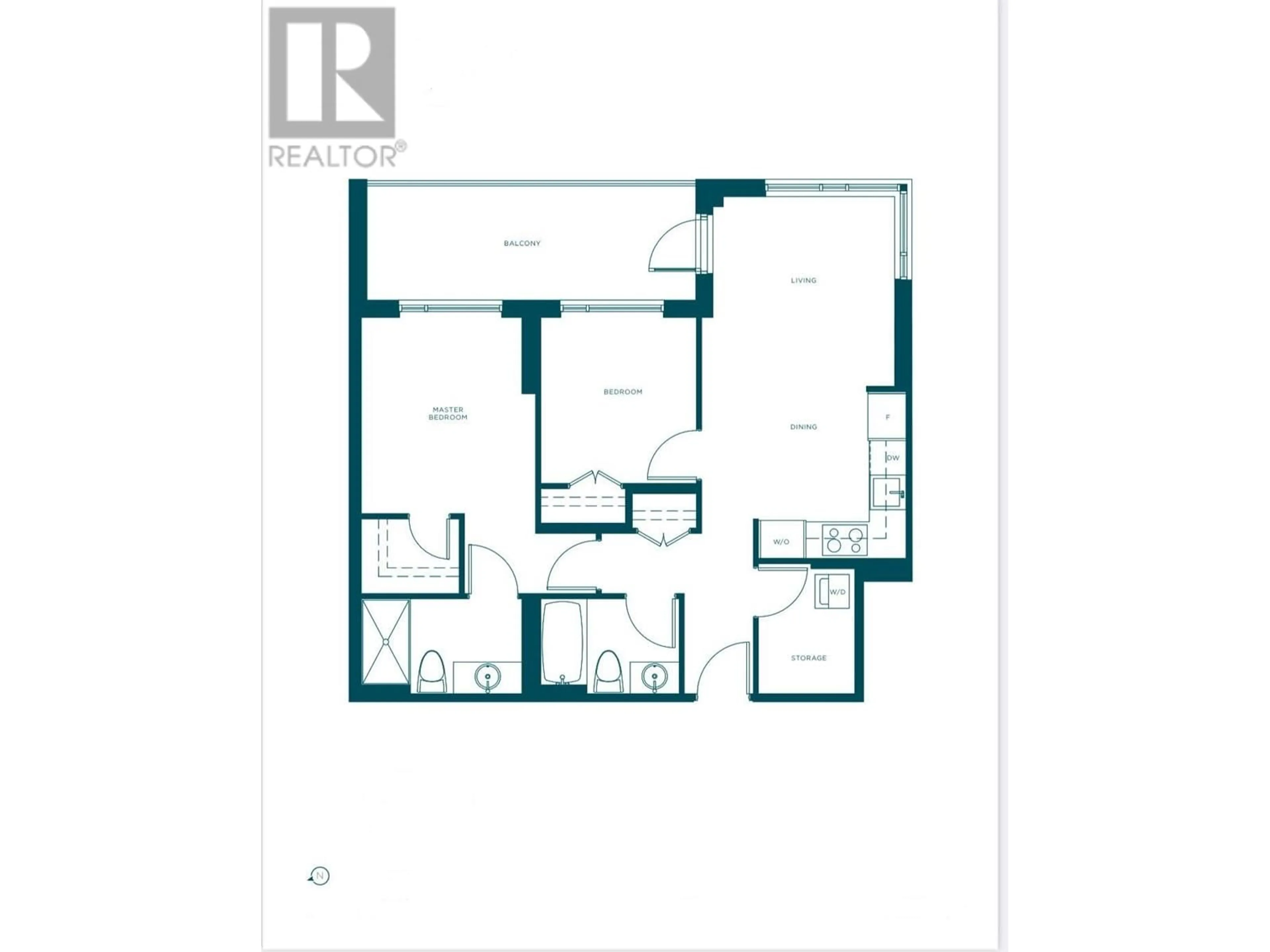 Floor plan for 407 1678 PULLMAN PORTER STREET, Vancouver British Columbia V6A0H4