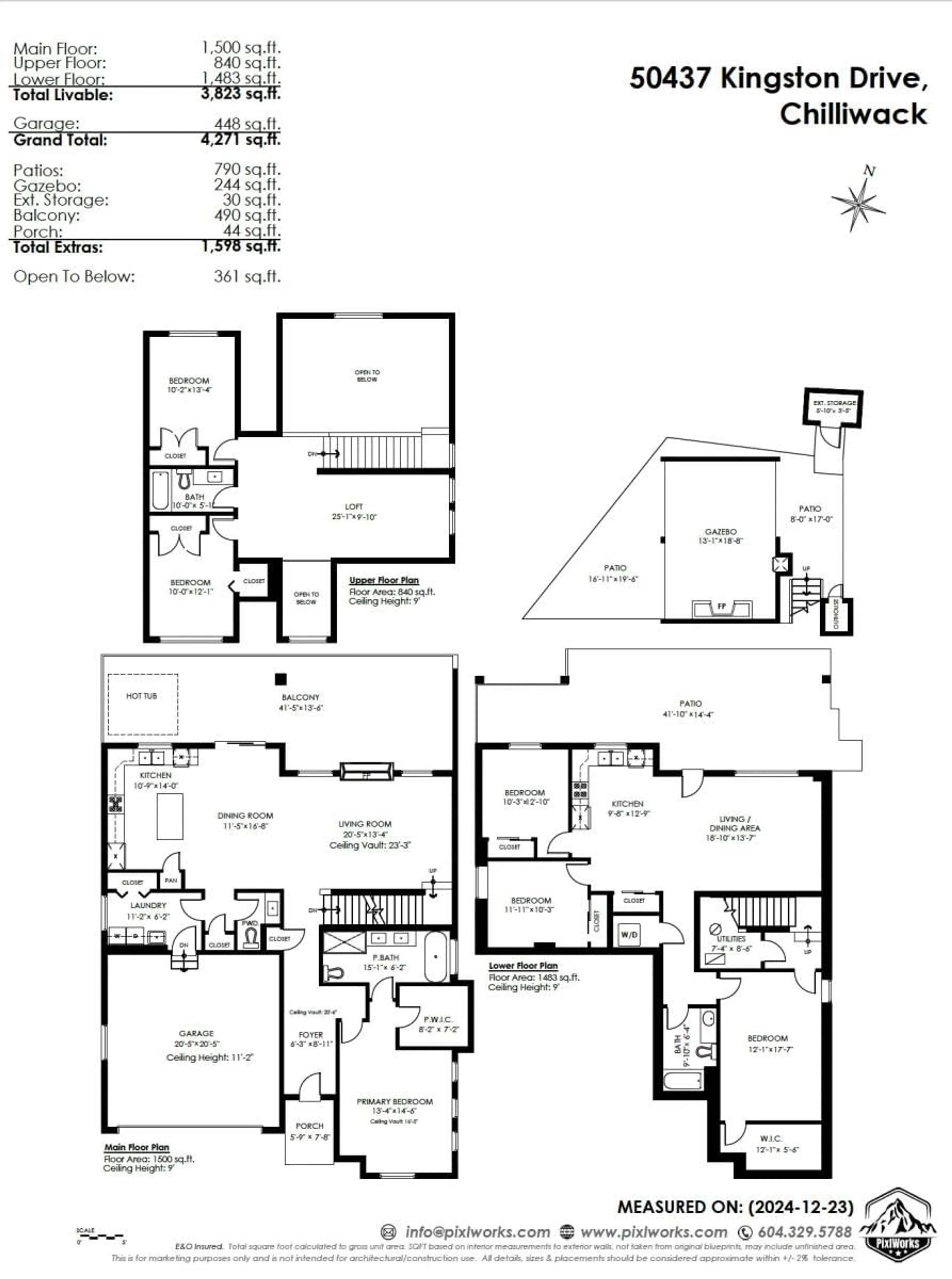 Floor plan for 50437 KINGSTON DRIVE|Eastern Hillsides, Chilliwack British Columbia V4Z0C2