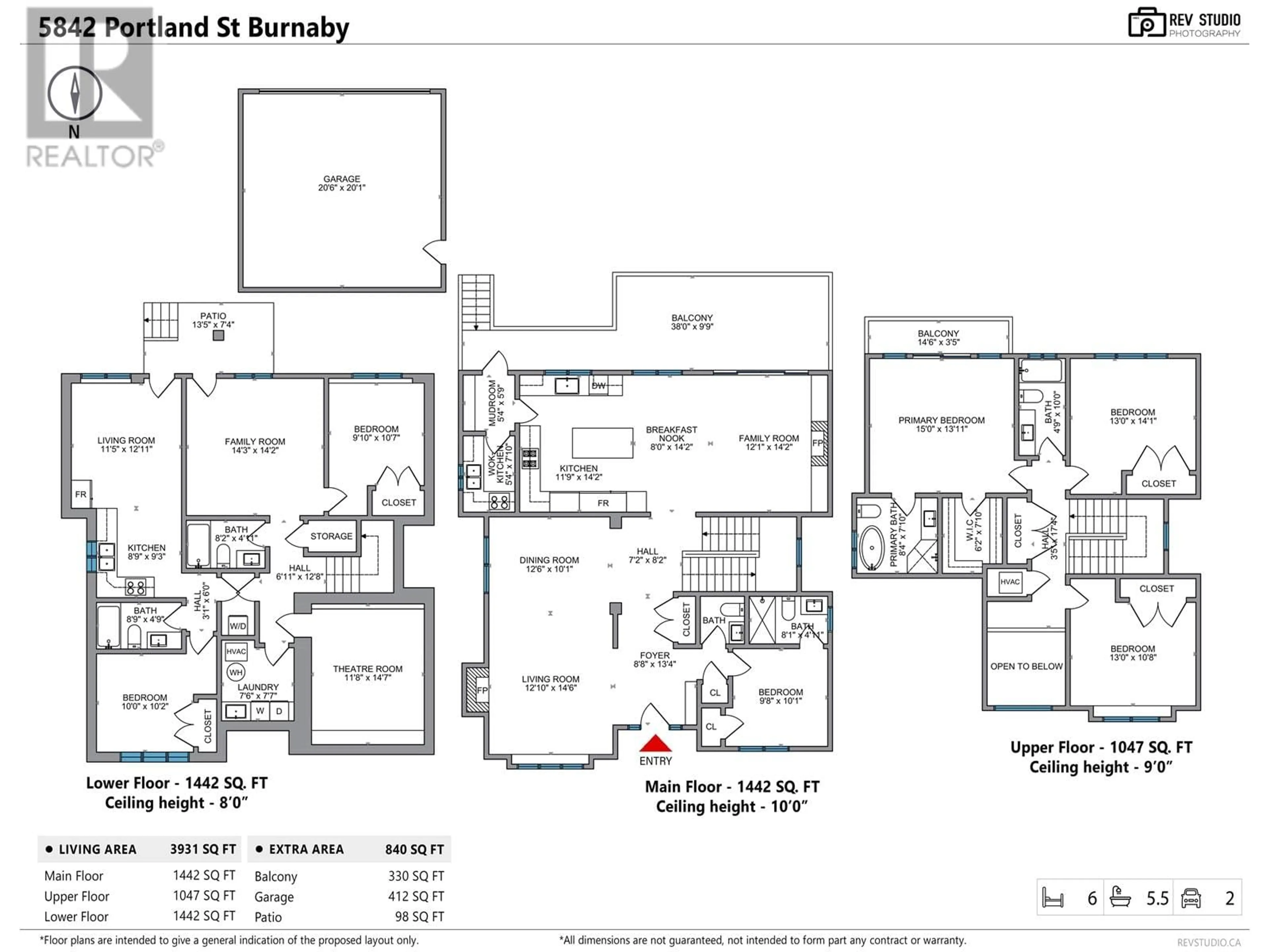 Floor plan for 5842 PORTLAND STREET, Burnaby British Columbia V5J2R8