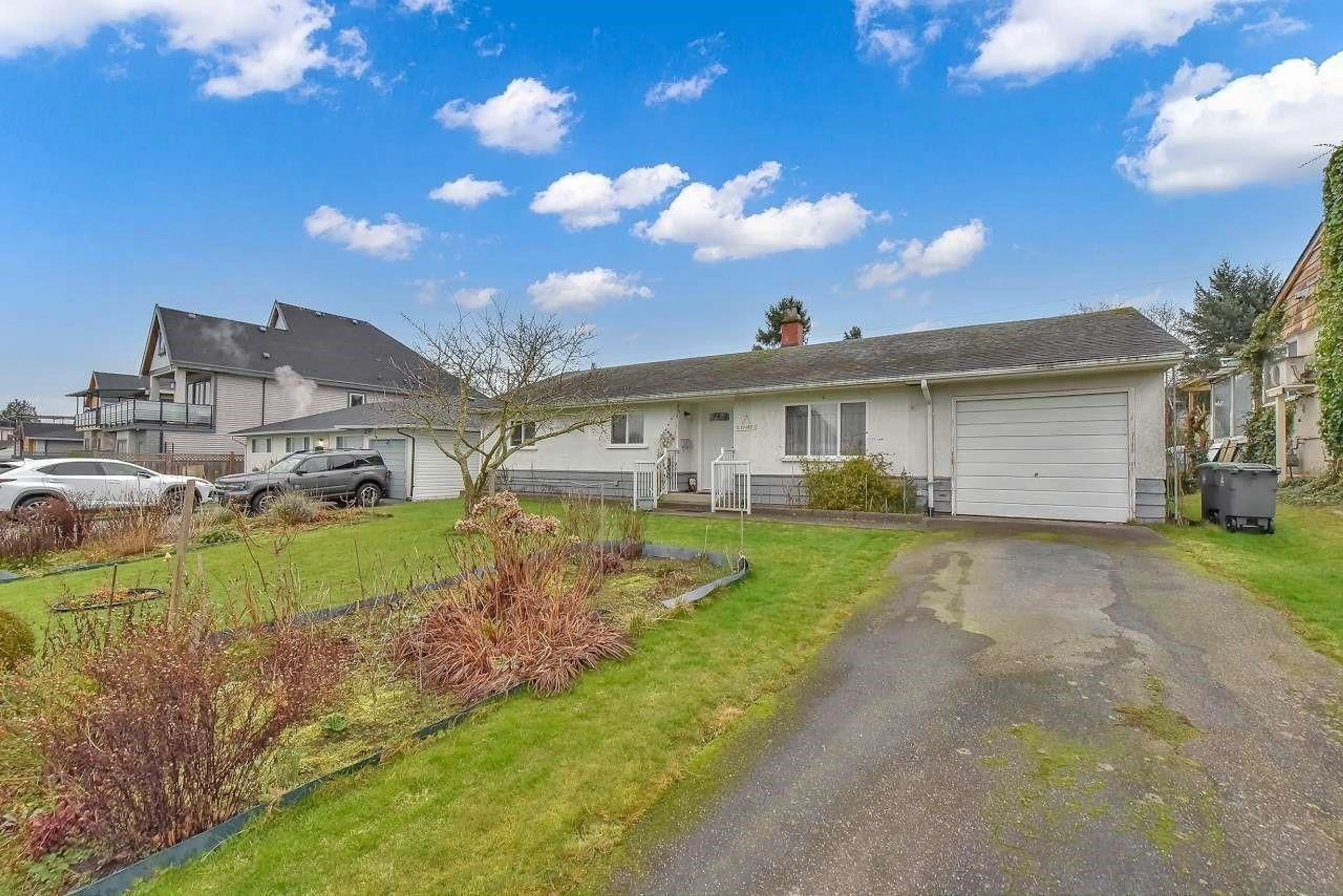A pic from outside/outdoor area/front of a property/back of a property/a pic from drone, street for 11102 135A, Surrey British Columbia V3R3A4