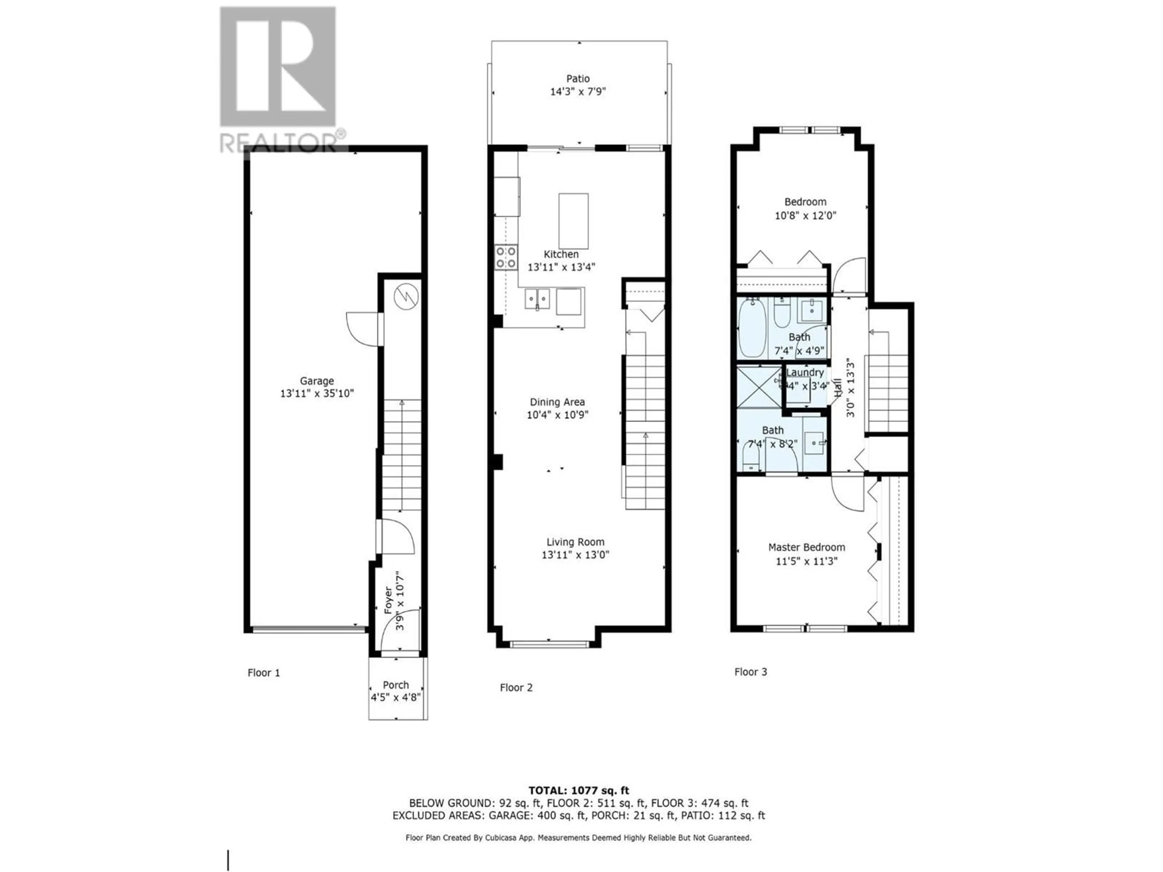 Floor plan for 2 1320 RILEY STREET, Coquitlam British Columbia V3E0J4