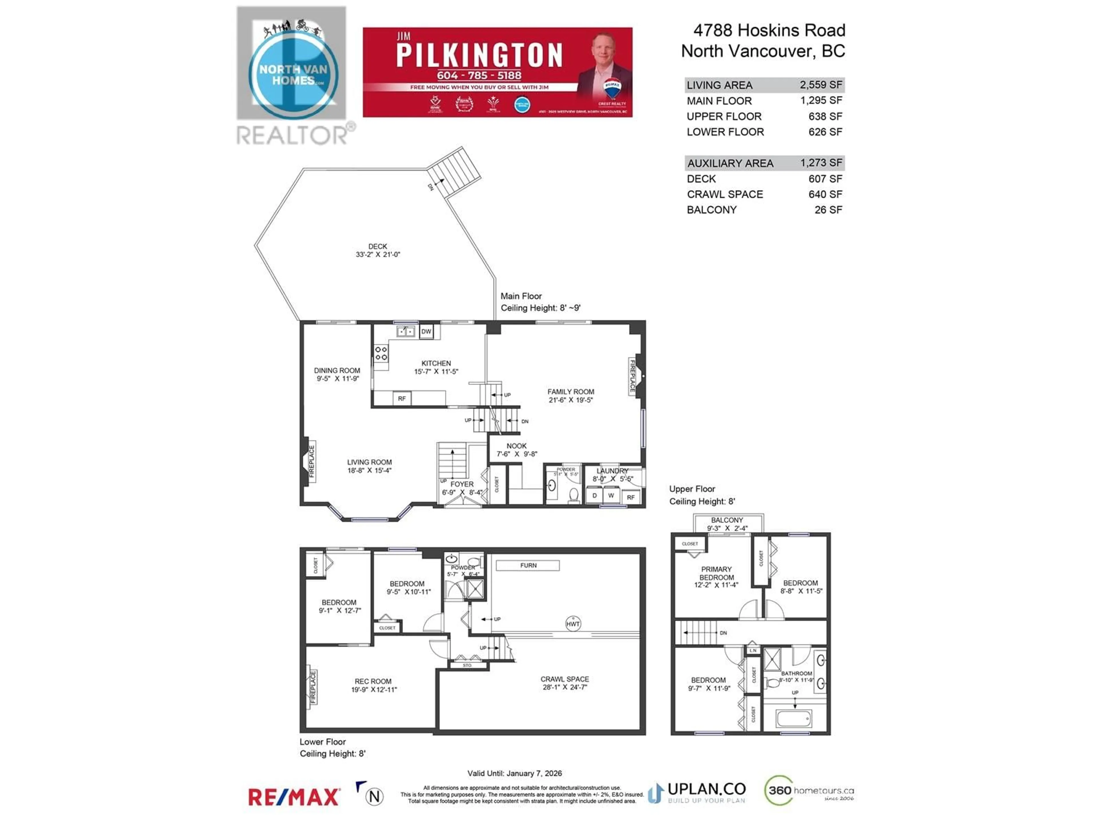 Floor plan for 4788 HOSKINS ROAD, North Vancouver British Columbia V7K2R1