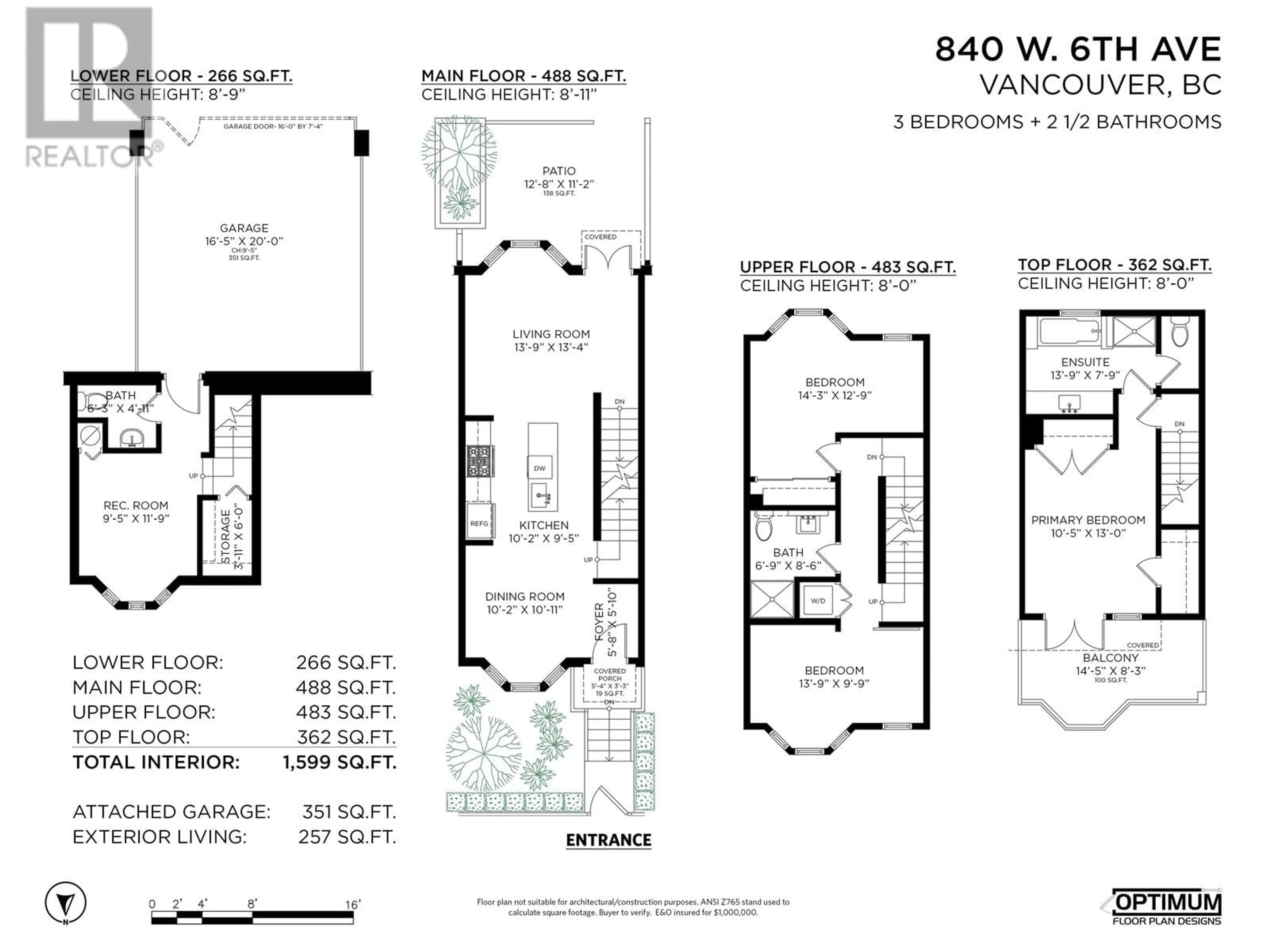 Floor plan for 840 W 6TH AVENUE, Vancouver British Columbia V5Z1A6