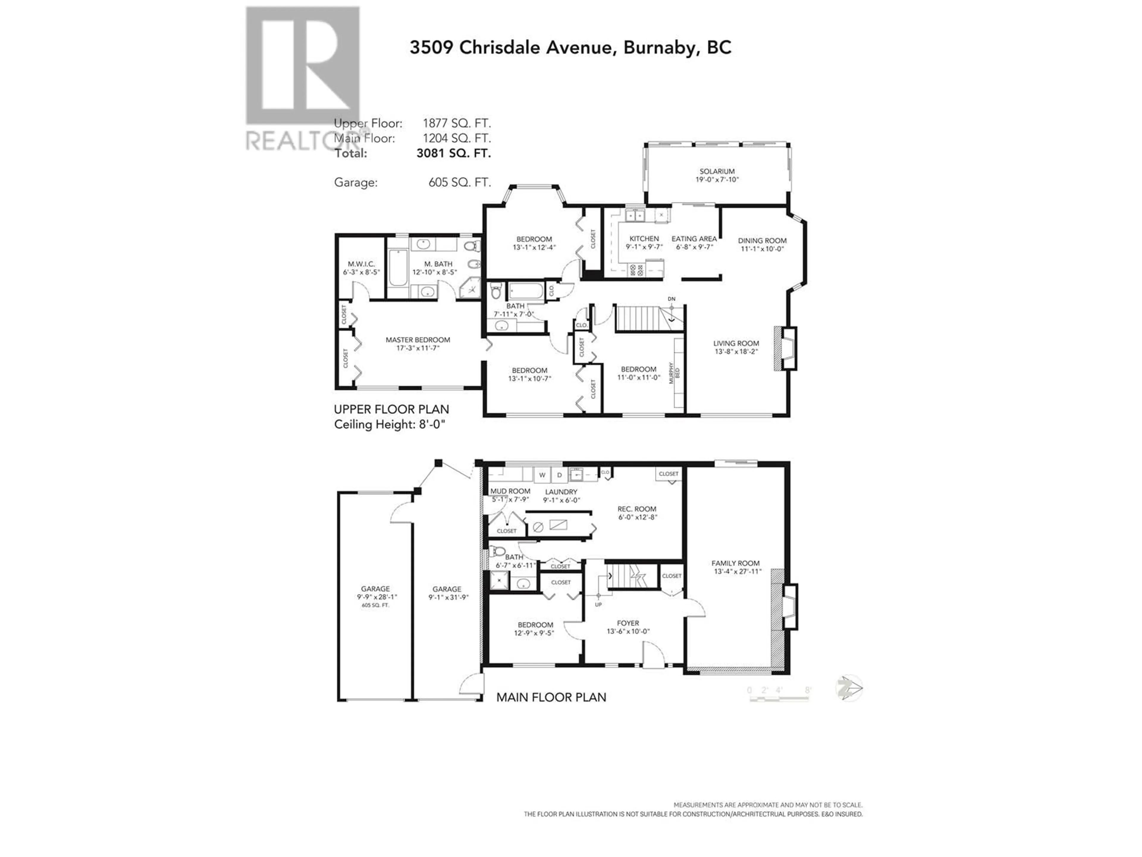 Floor plan for 3509 CHRISDALE AVENUE, Burnaby British Columbia V5A2Y1