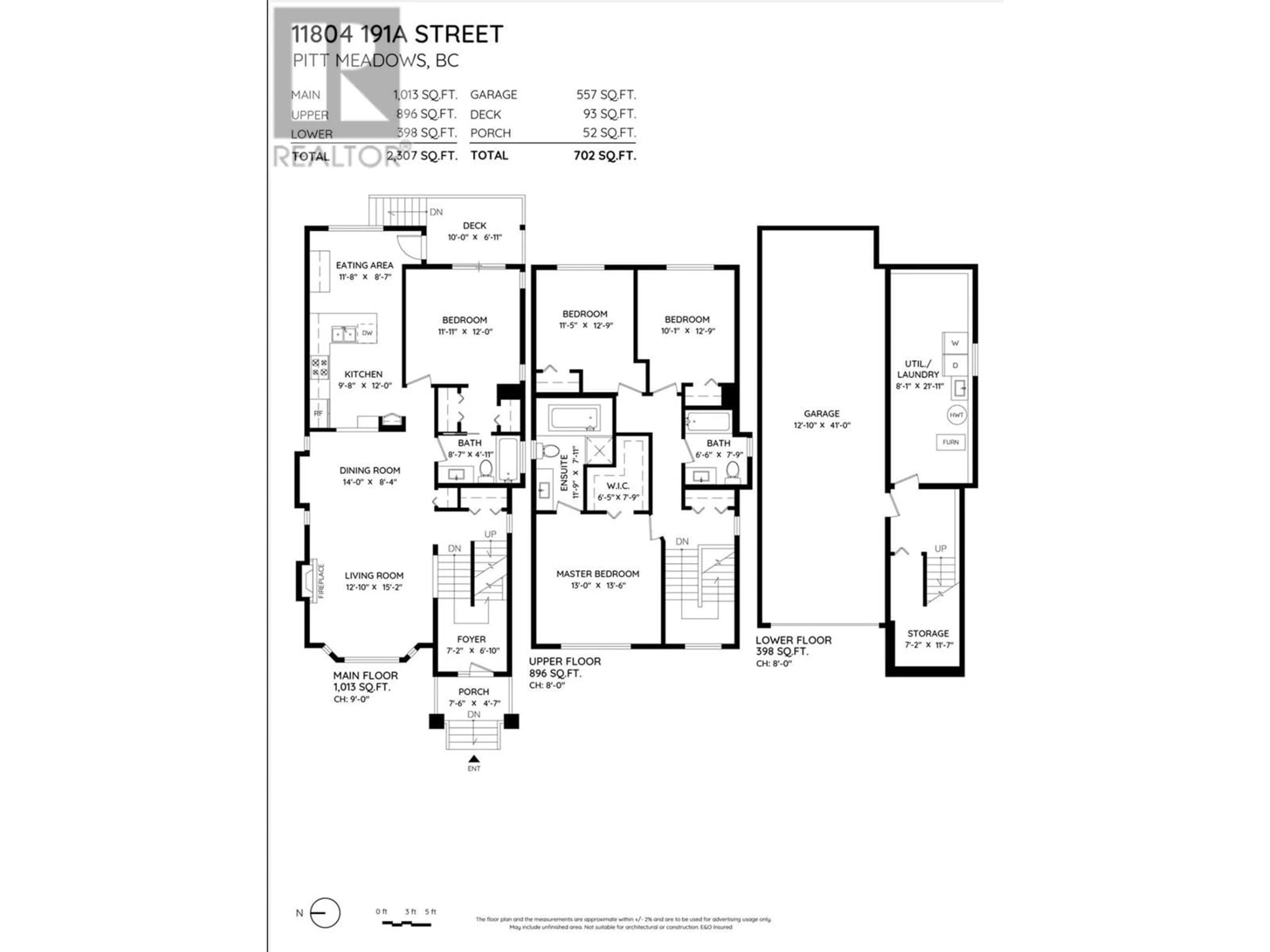 Floor plan for 11804 191A STREET, Pitt Meadows British Columbia V3Y0A4