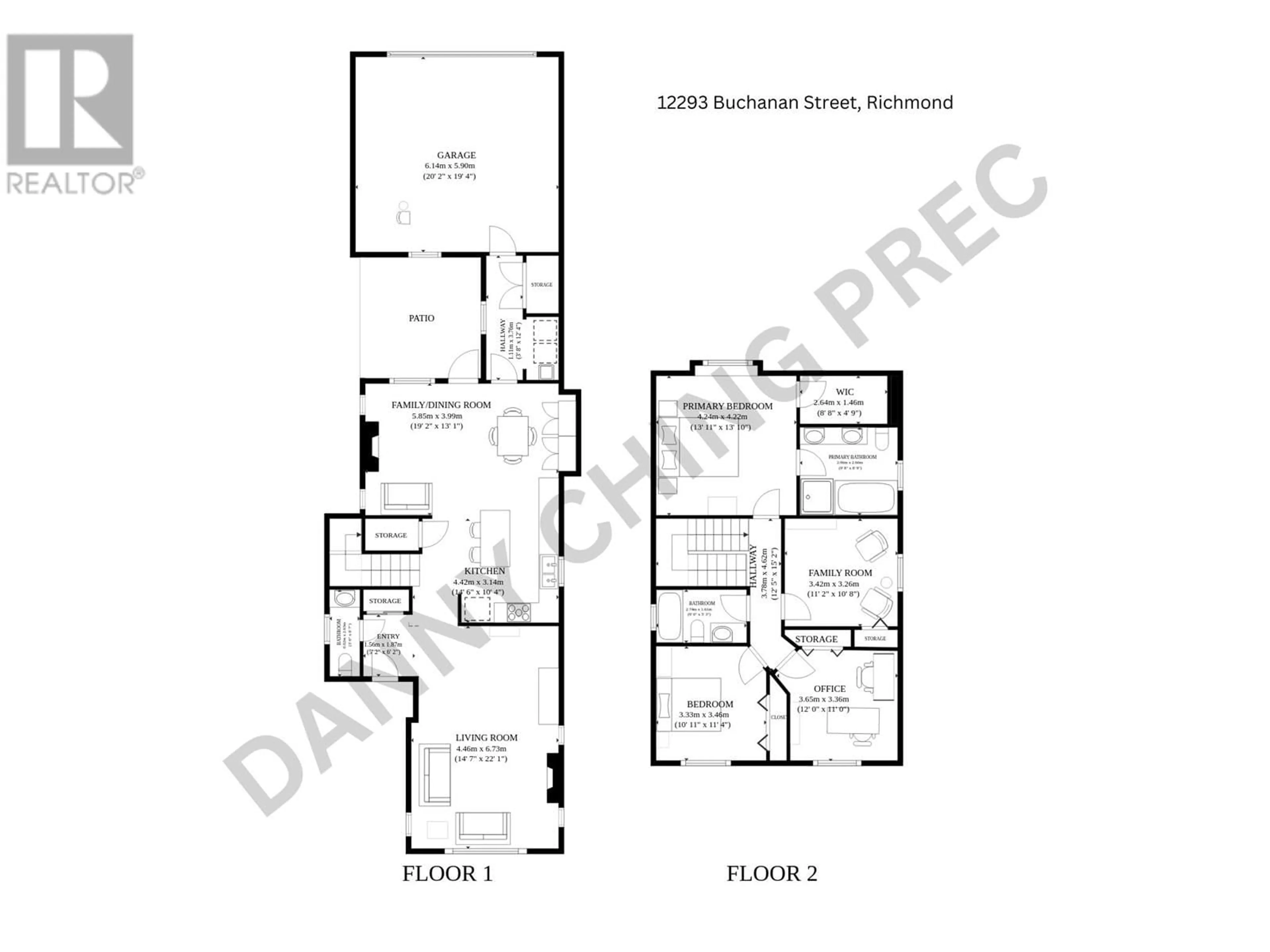 Floor plan for 12293 BUCHANAN STREET, Richmond British Columbia V7E6T8