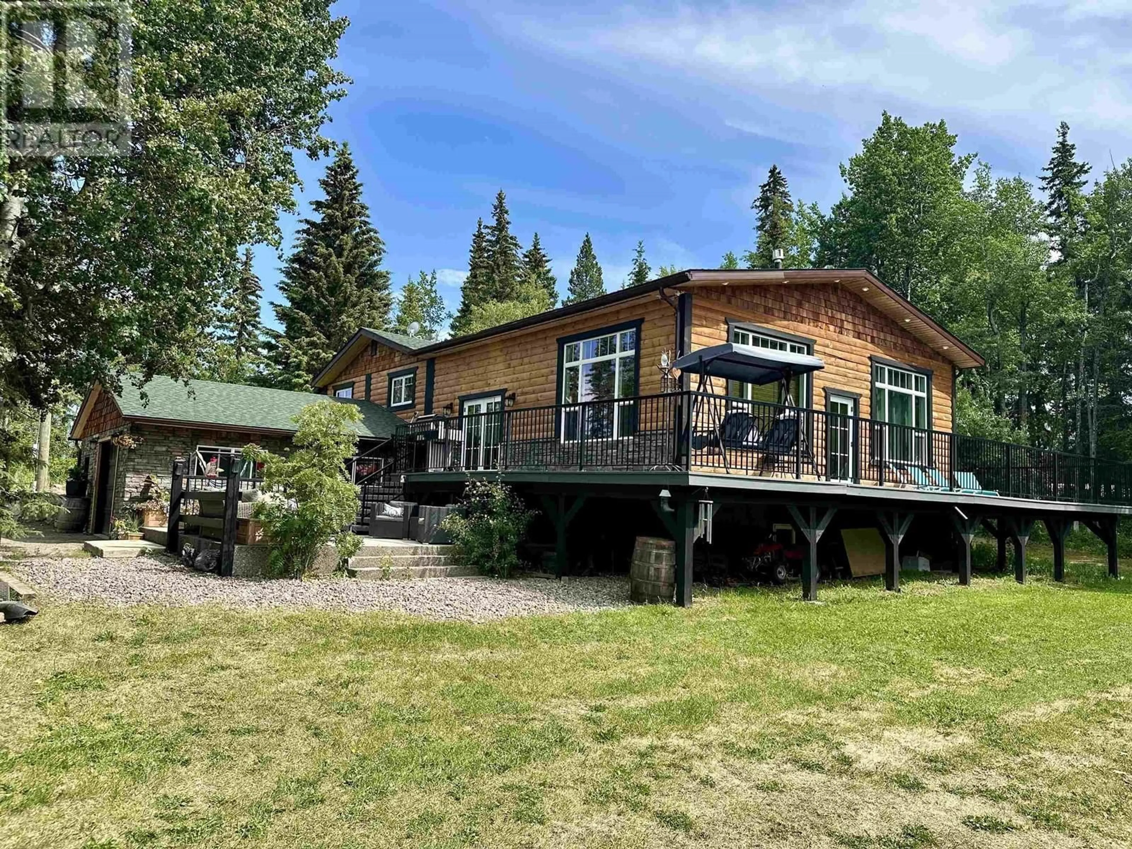 A pic from outside/outdoor area/front of a property/back of a property/a pic from drone, unknown for 837 MCDONALD ROAD, Vanderhoof British Columbia V0J3A1