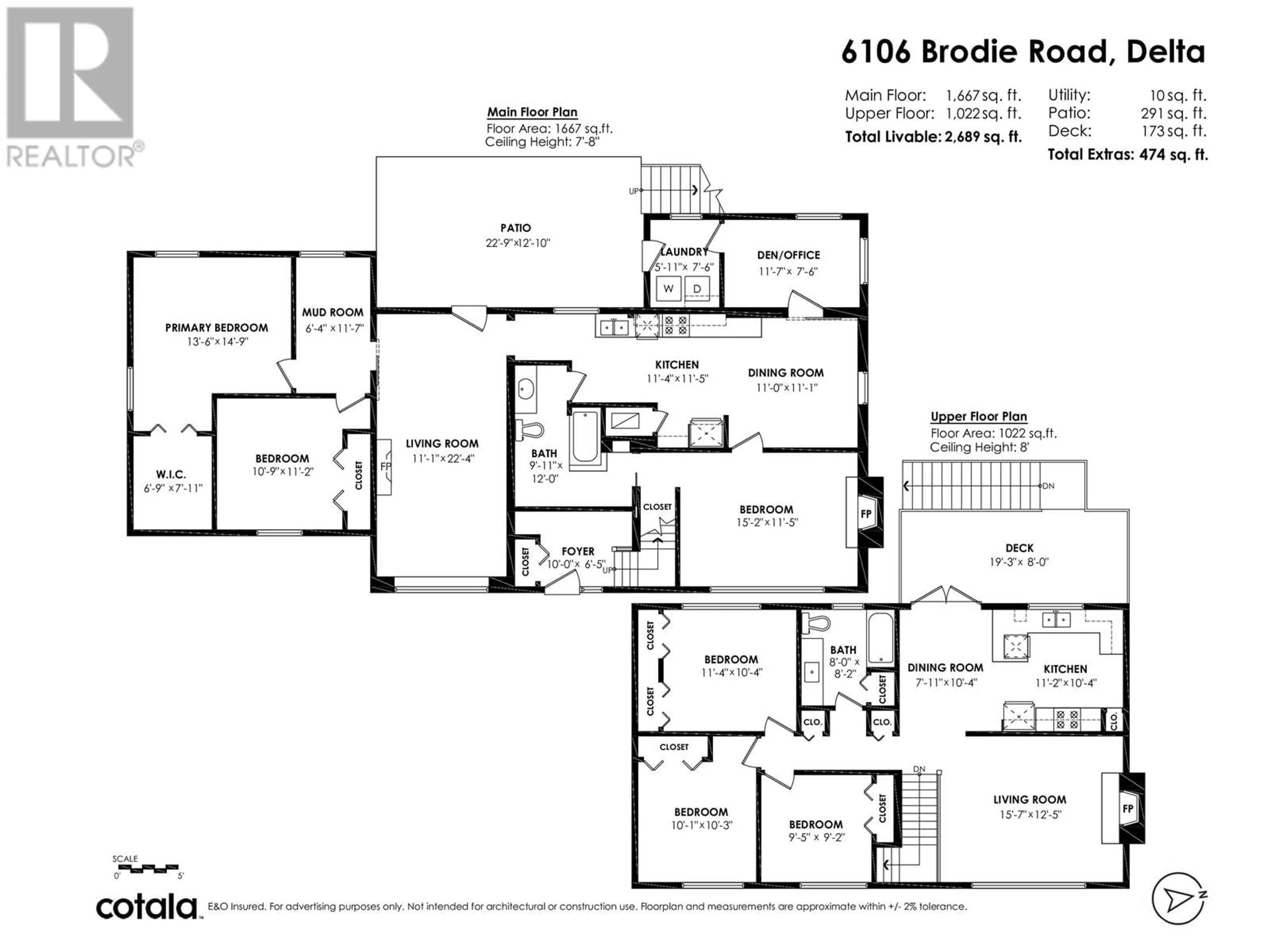 Floor plan for 6106 BRODIE ROAD, Delta British Columbia V4K2B7