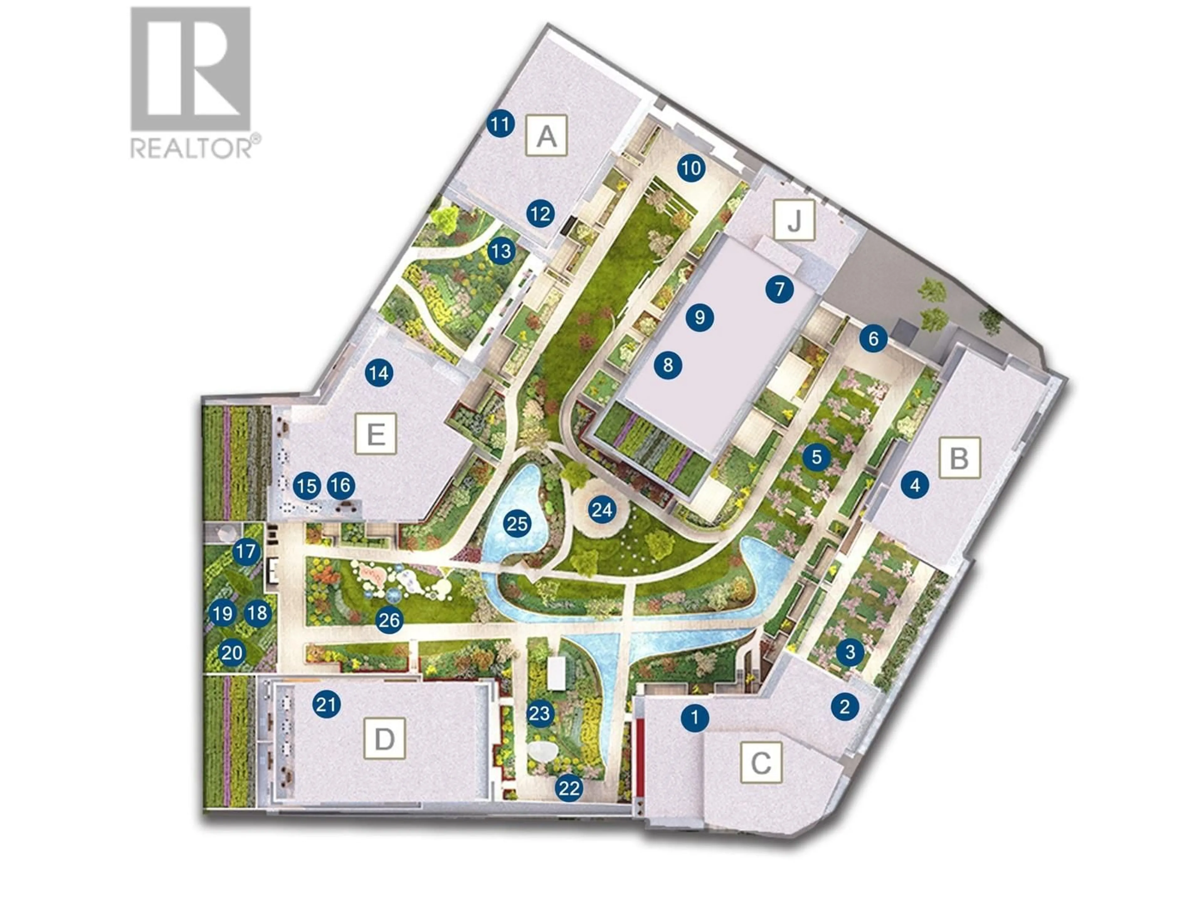 Floor plan for 612 8160 MCMYN WAY, Richmond British Columbia V6X0V2