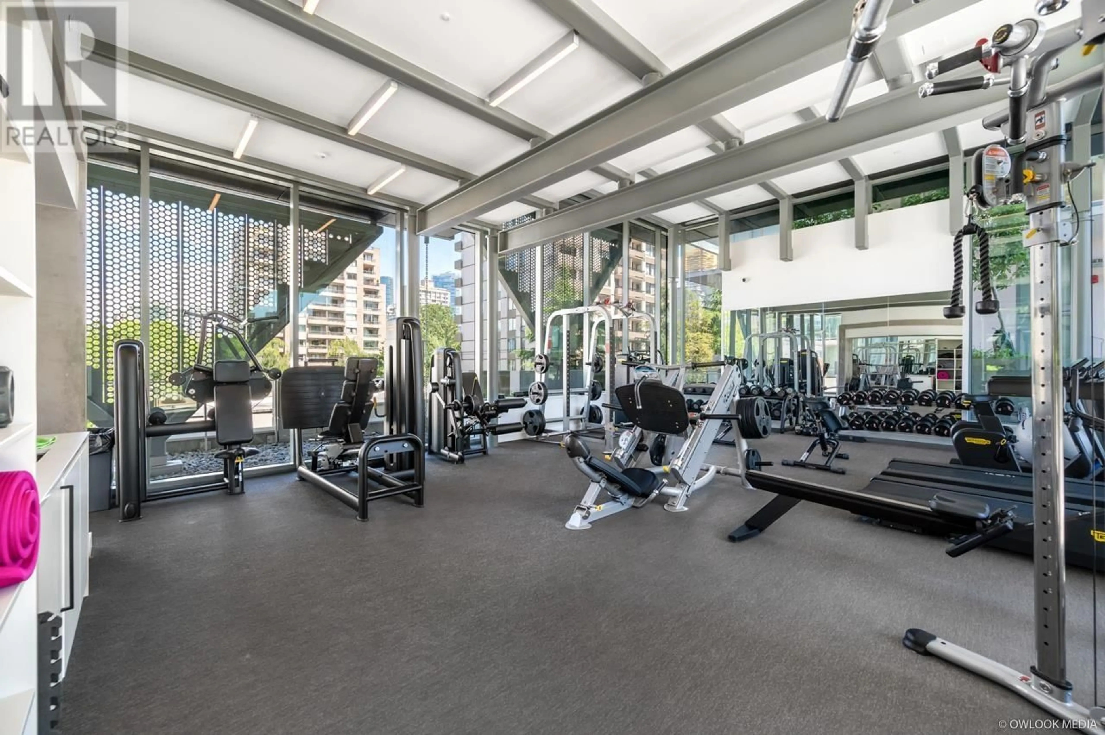 Gym or fitness room for 1301 1365 DAVIE STREET, Vancouver British Columbia V6E1N5