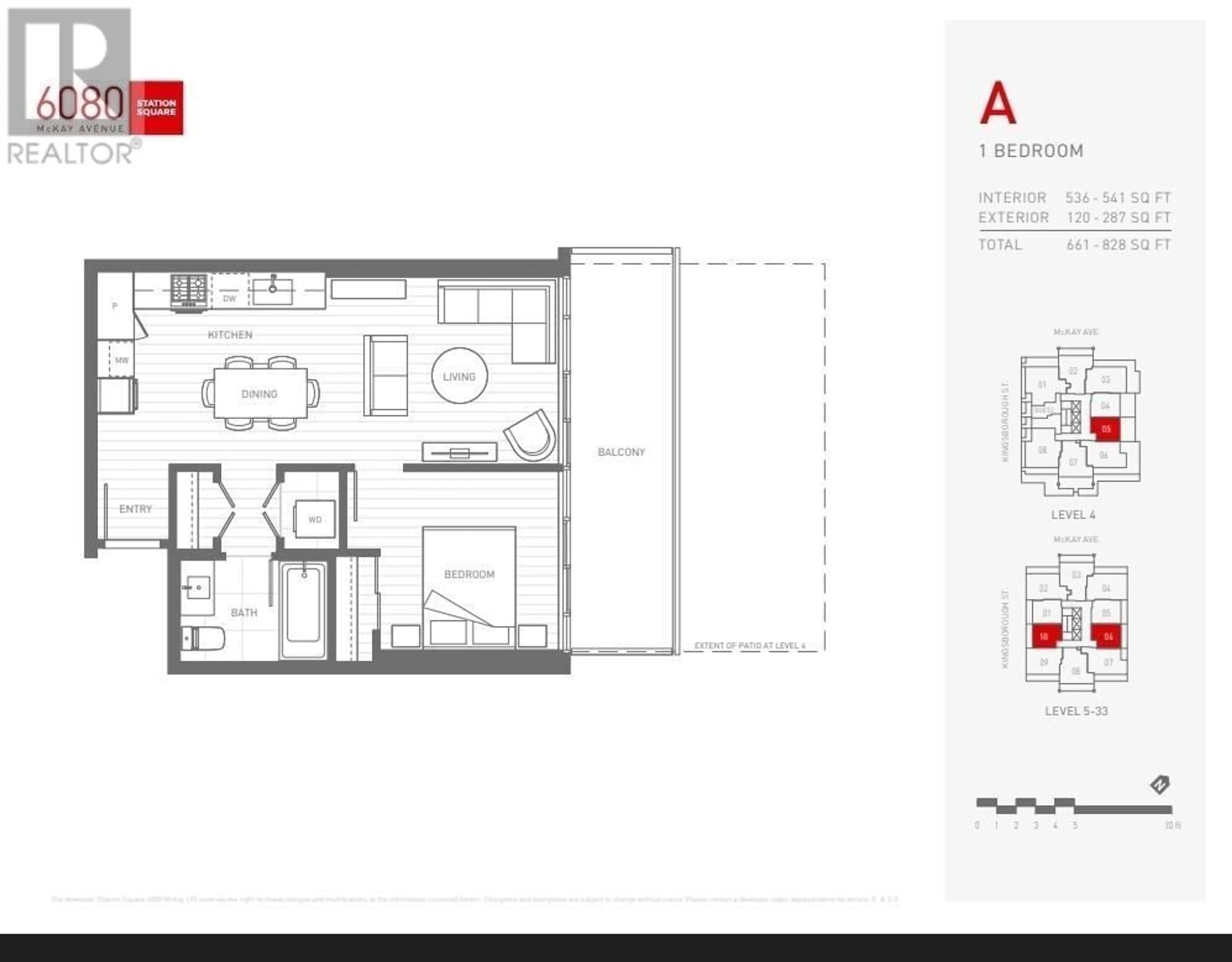 Floor plan for 606 6080 MCKAY AVENUE, Burnaby British Columbia V5H0J4