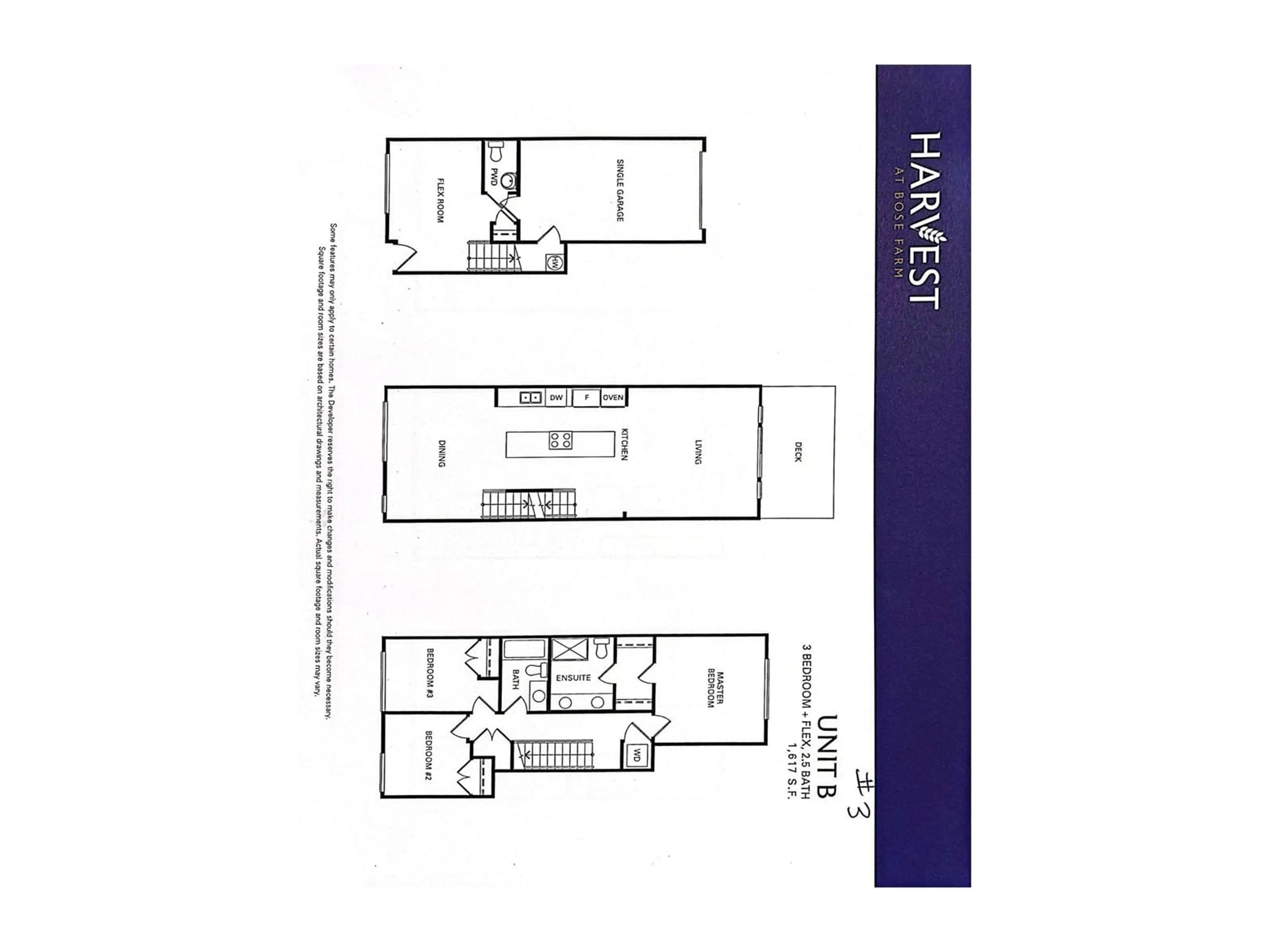 Floor plan for 3 16488 64 AVENUE, Surrey British Columbia V3S6X6