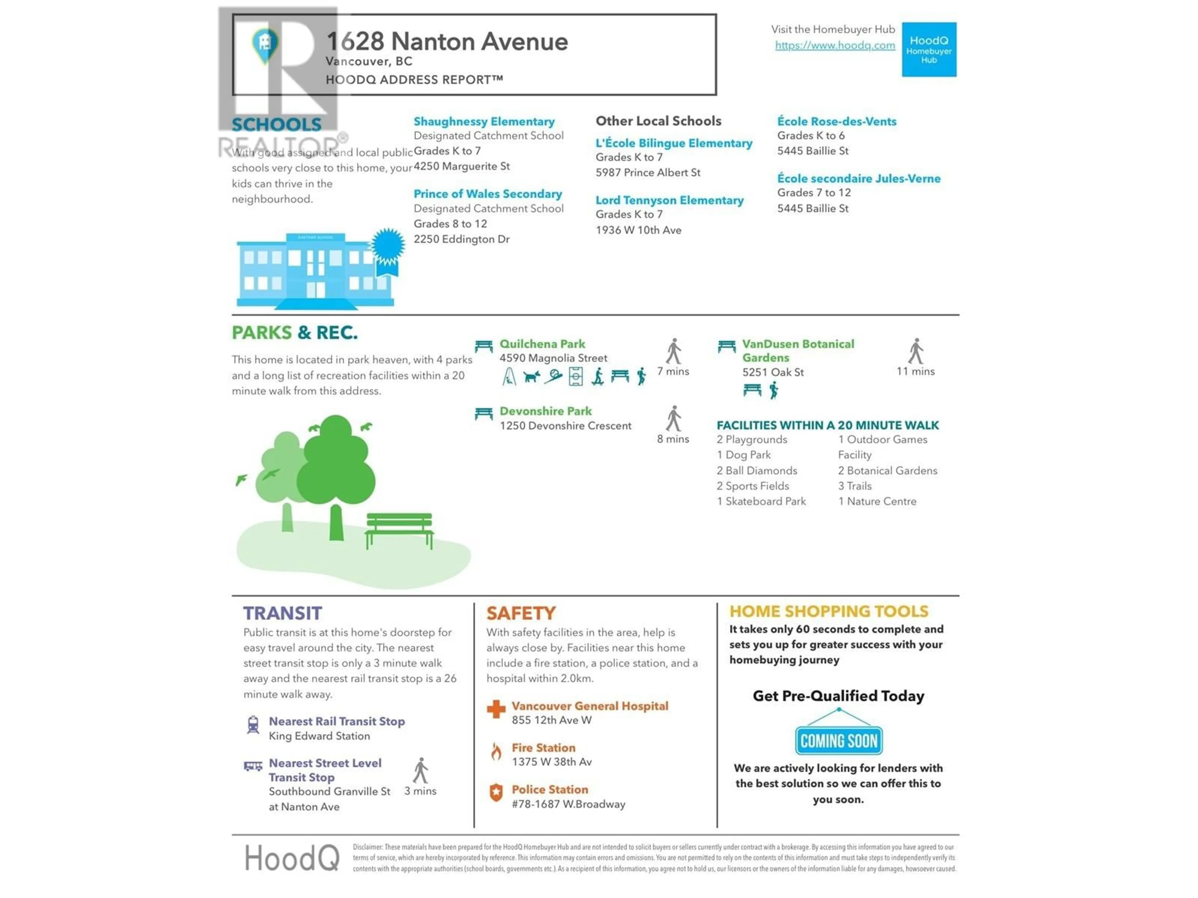 Floor plan for 1628 NANTON AVENUE, Vancouver British Columbia V6J2X4