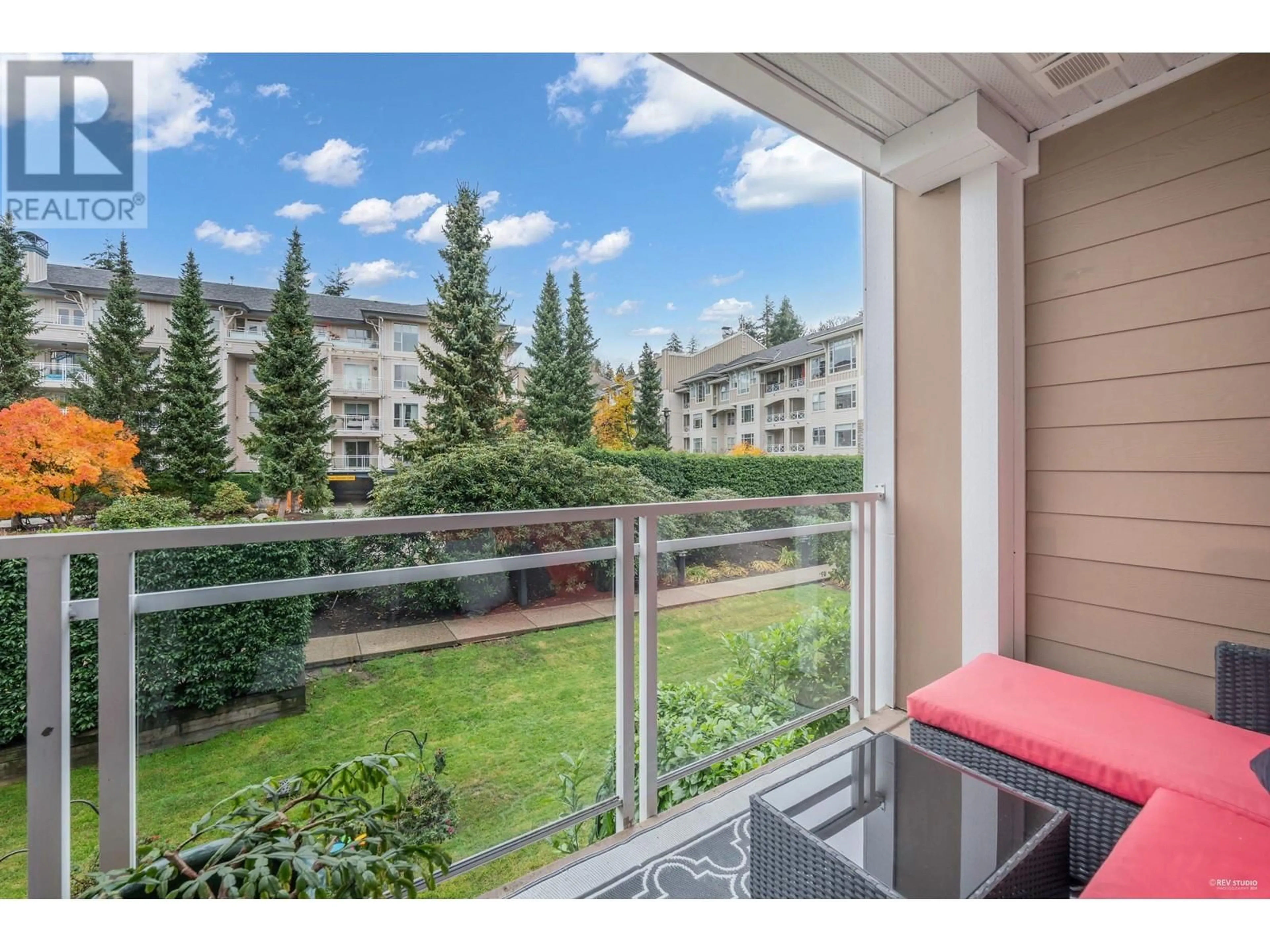 Balcony in the apartment, unknown for 320 3629 DEERCREST DRIVE, North Vancouver British Columbia V7G2S9